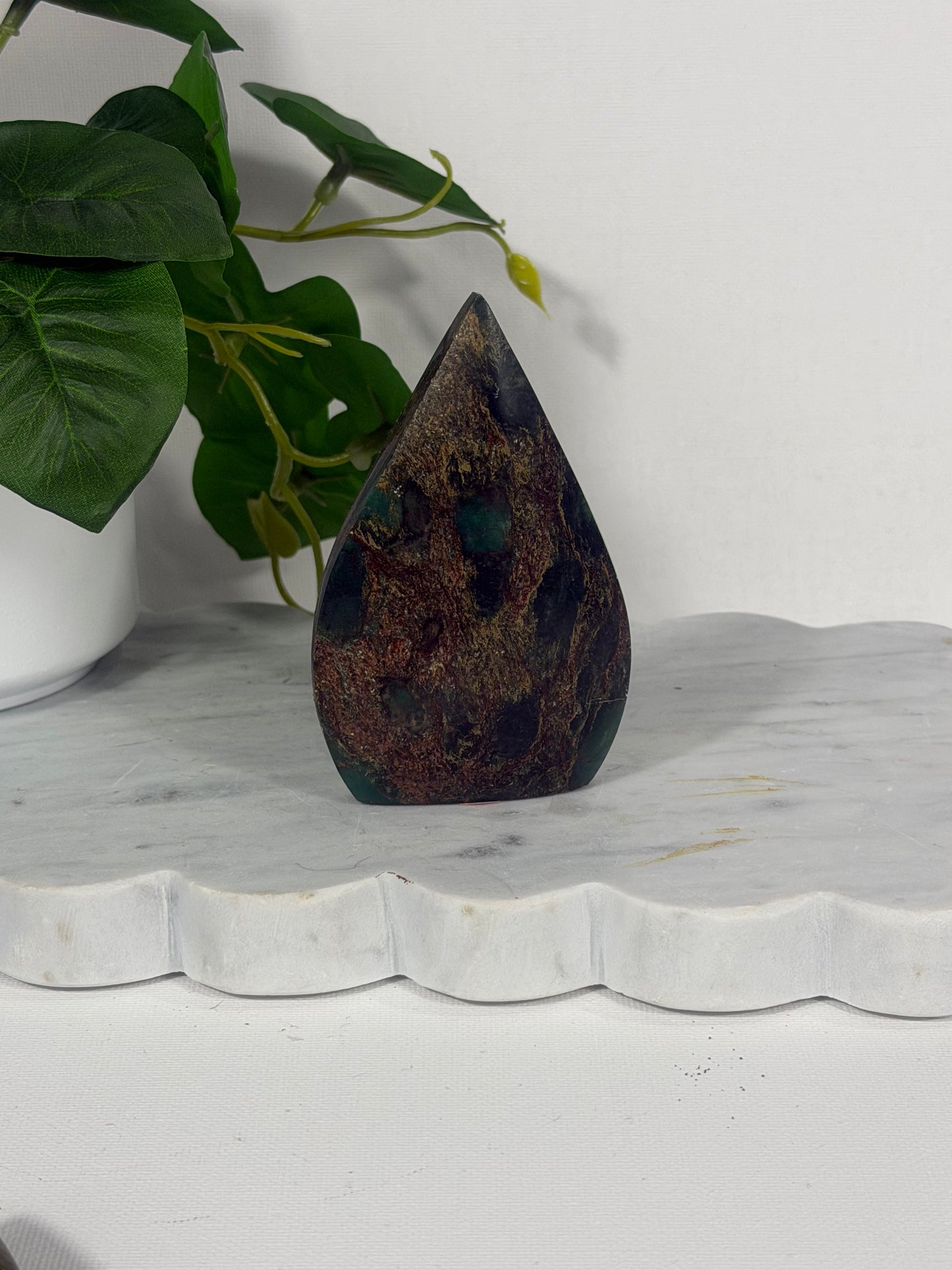 Green mica Freeform