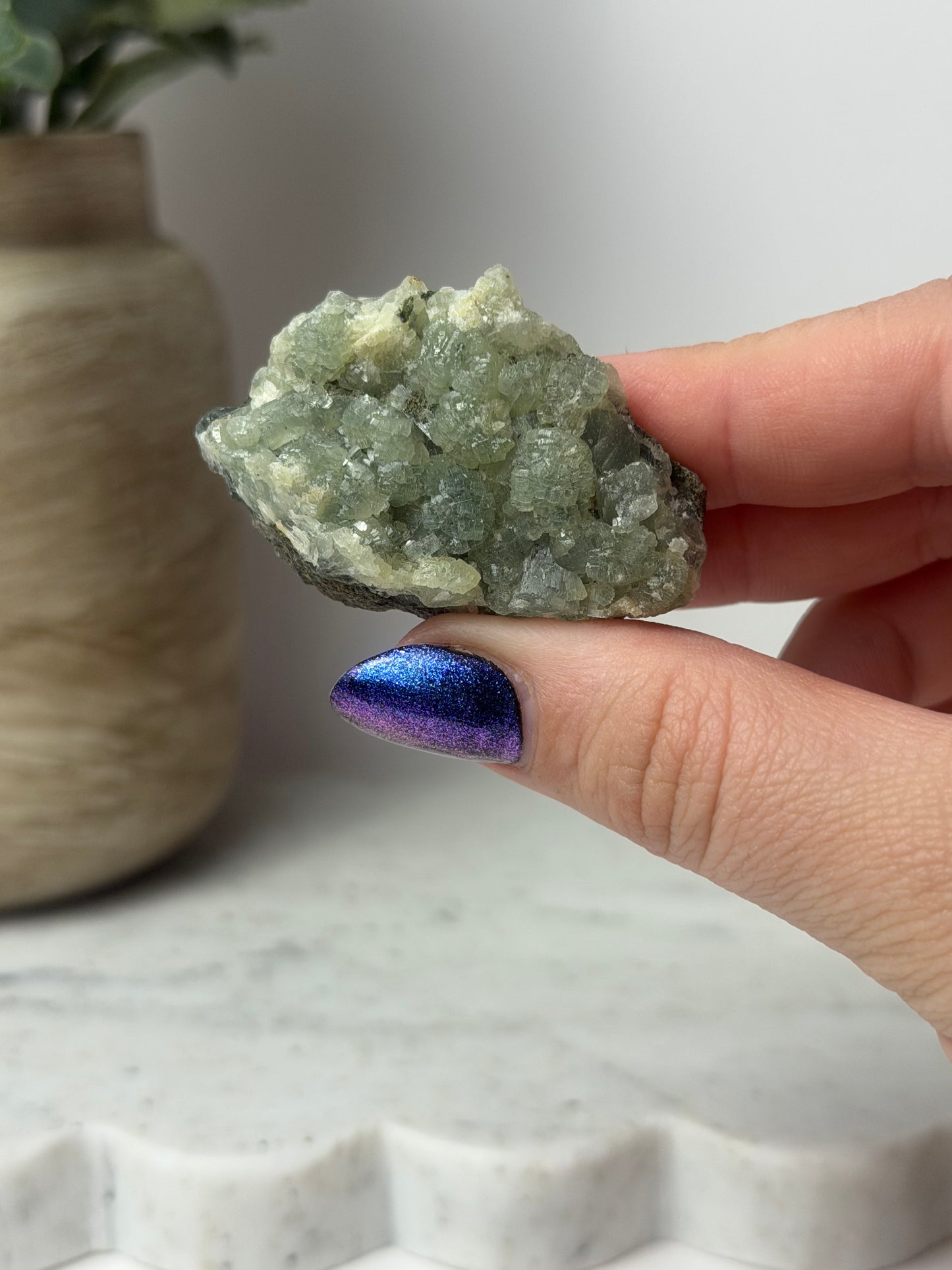 Raw Prehnite and Epidote