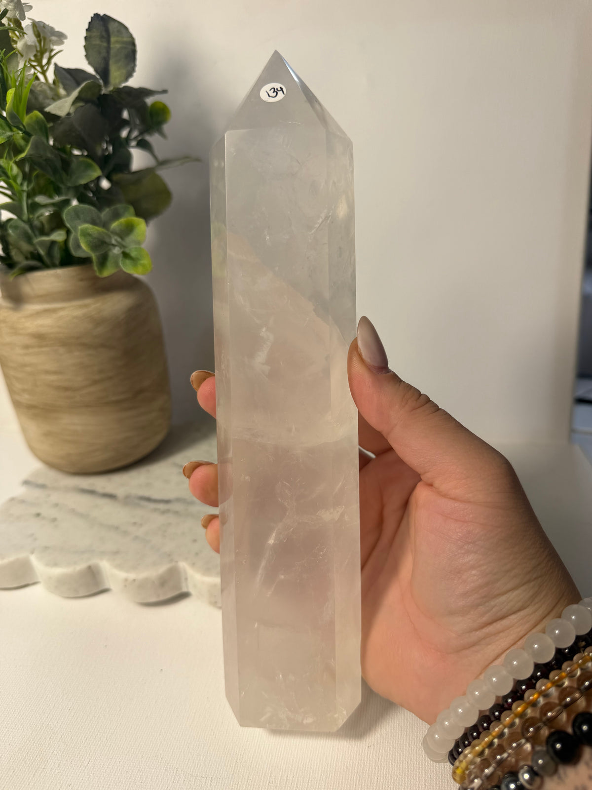 Milky Quartz Tower