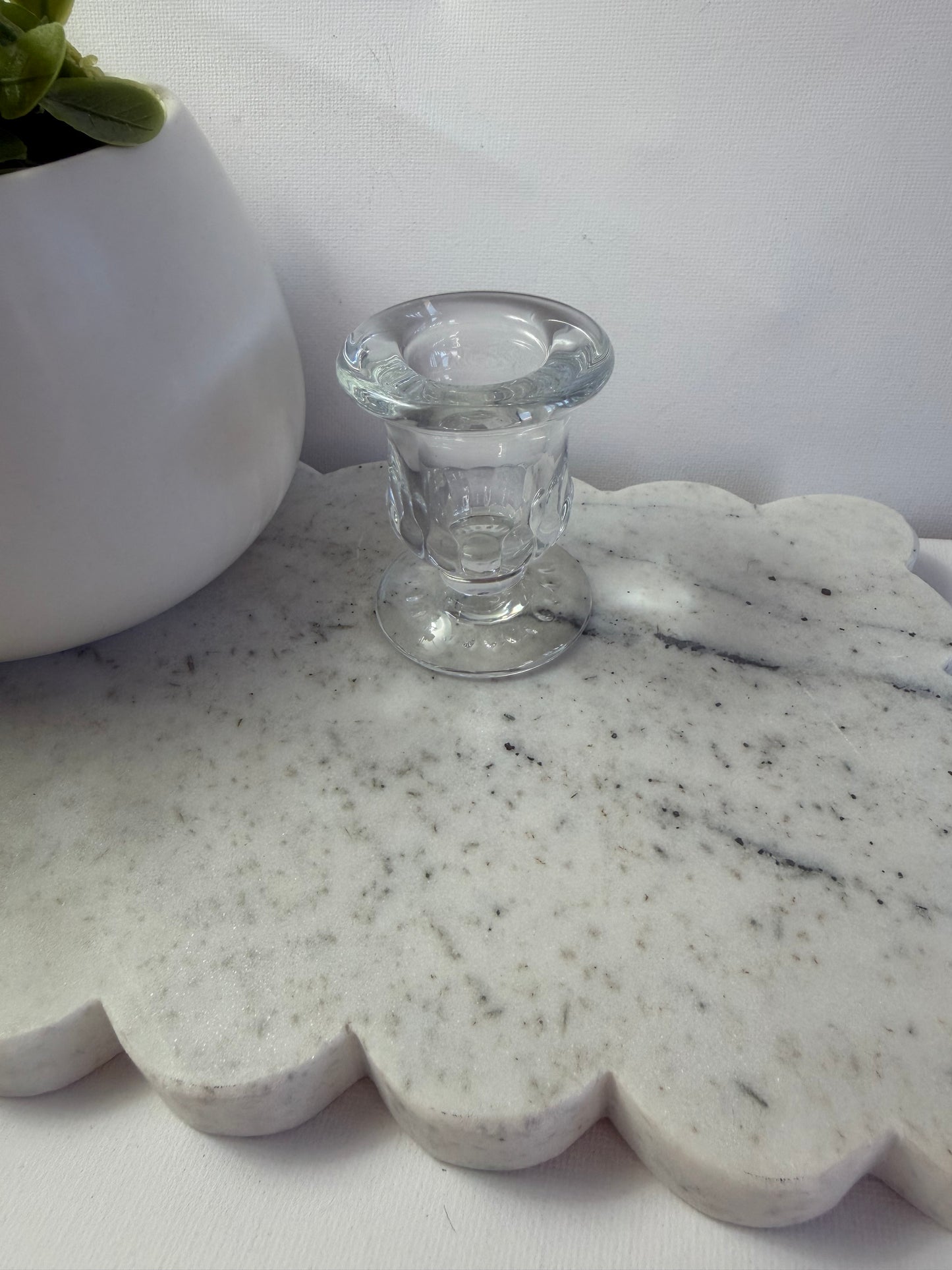 Glass Candle Sphere Stand