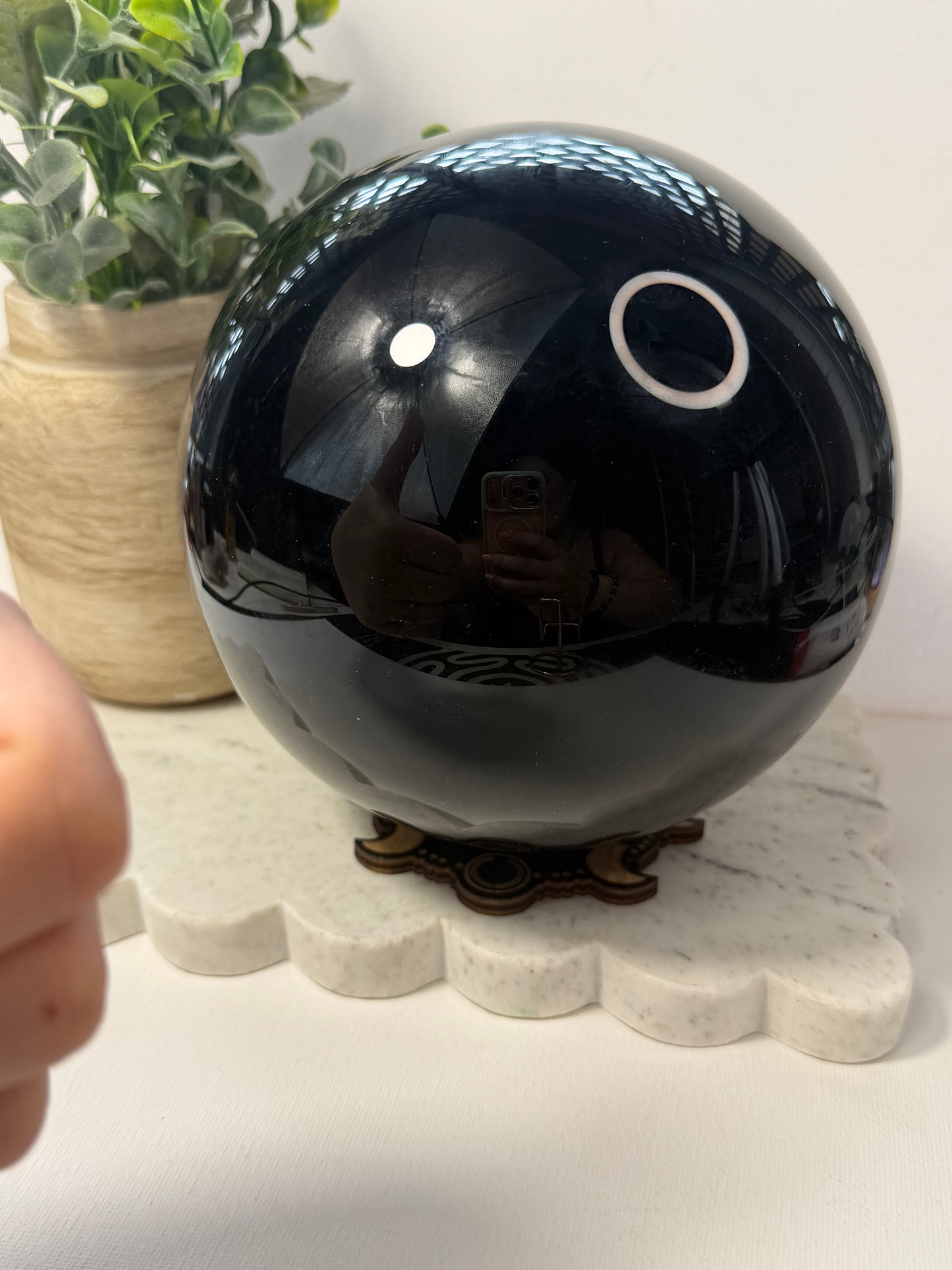 Black Obsidian Sphere 5kg