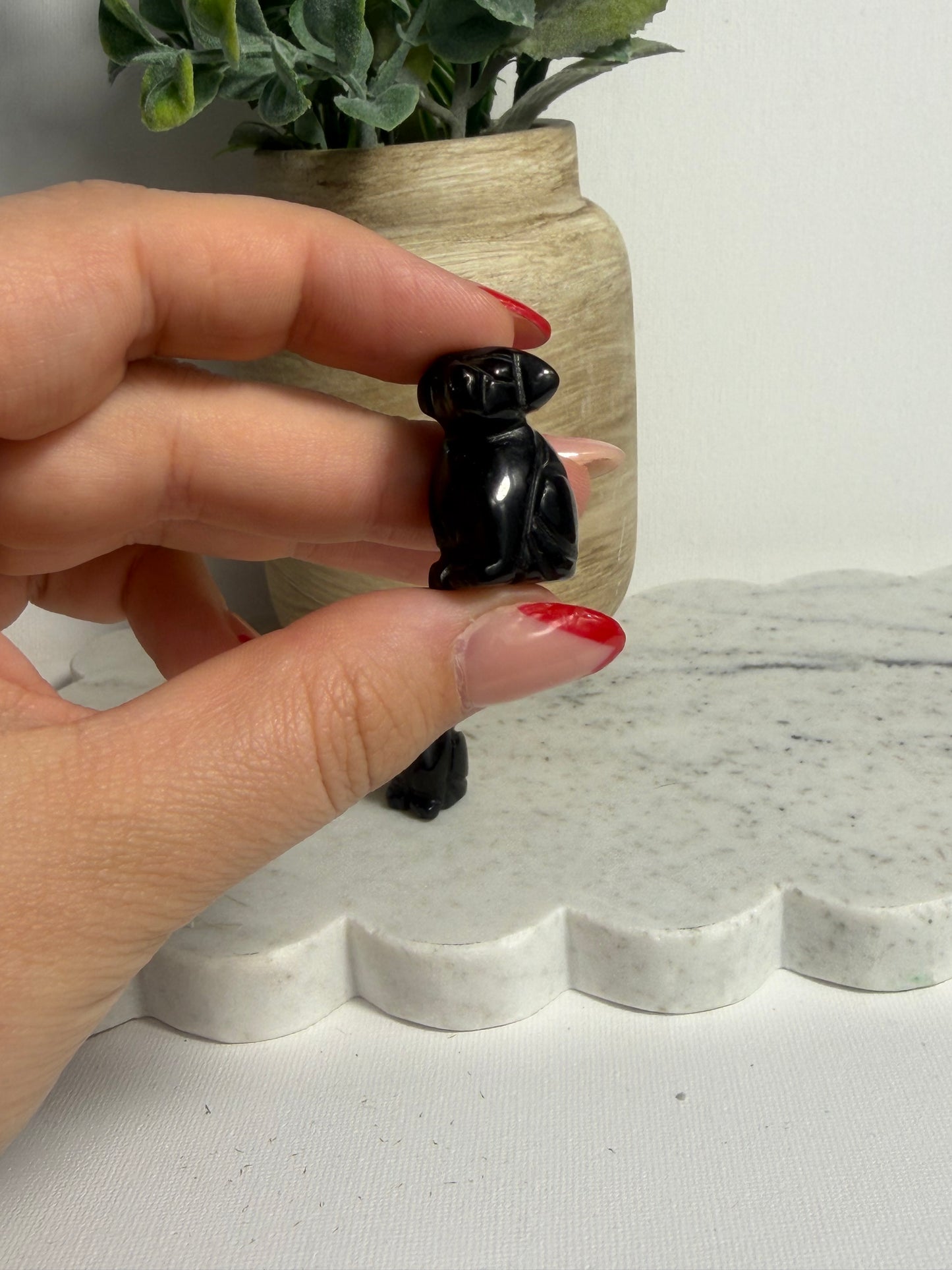 Black Obsidian Dog