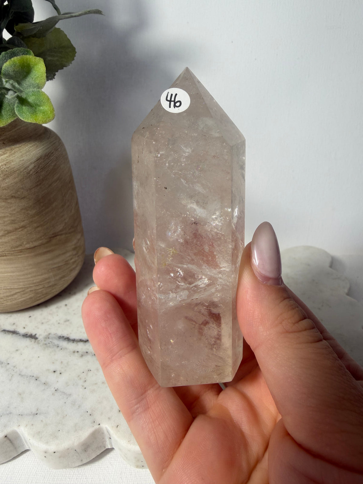 Clear Quartz Tower