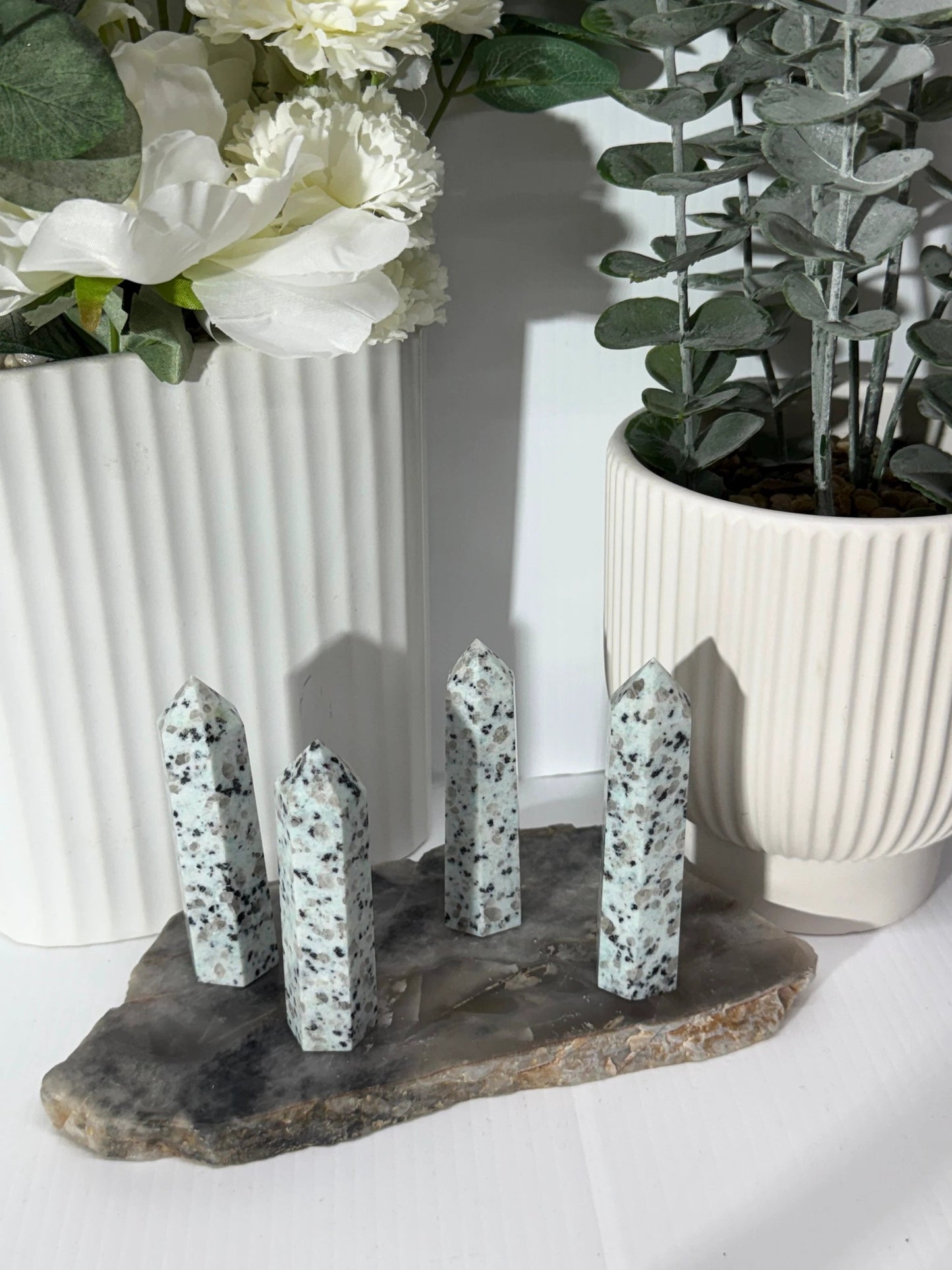 Kiwi Jasper Points - each by Heartstone Sanctuary