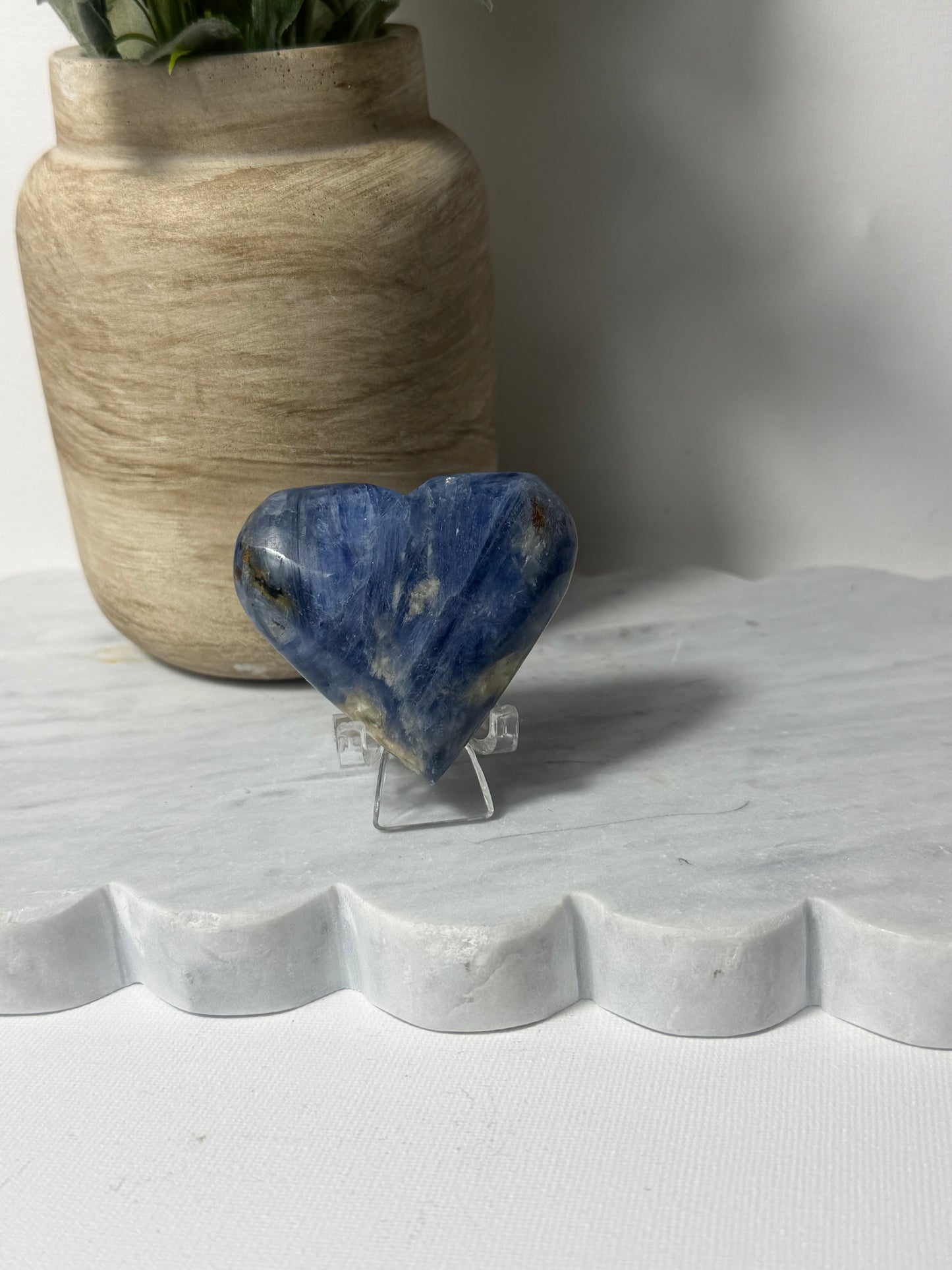 Blue Kyanite Heart