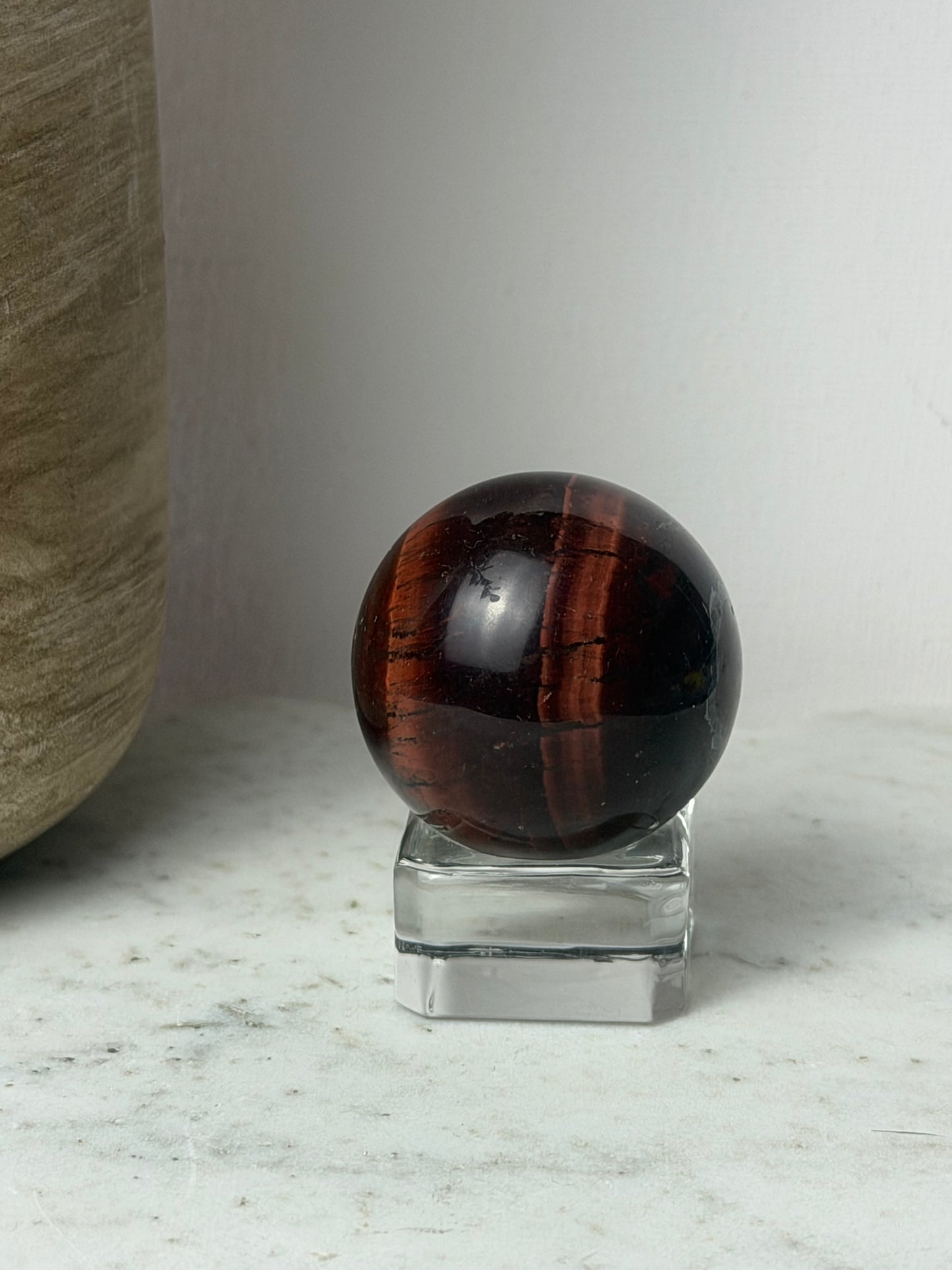 Red Tigers Eye Sphere