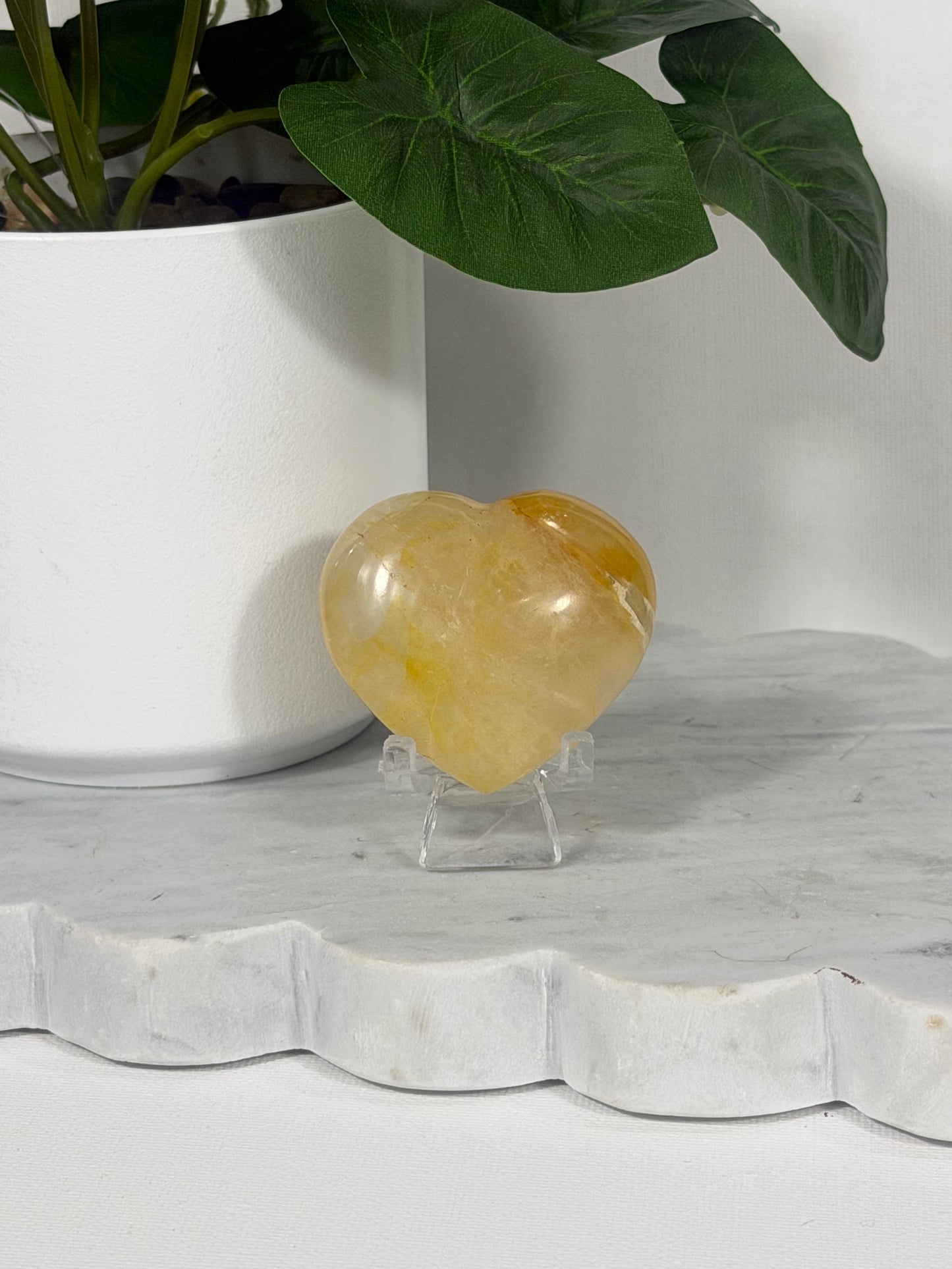 Golden Healer Heart - intuitive pick