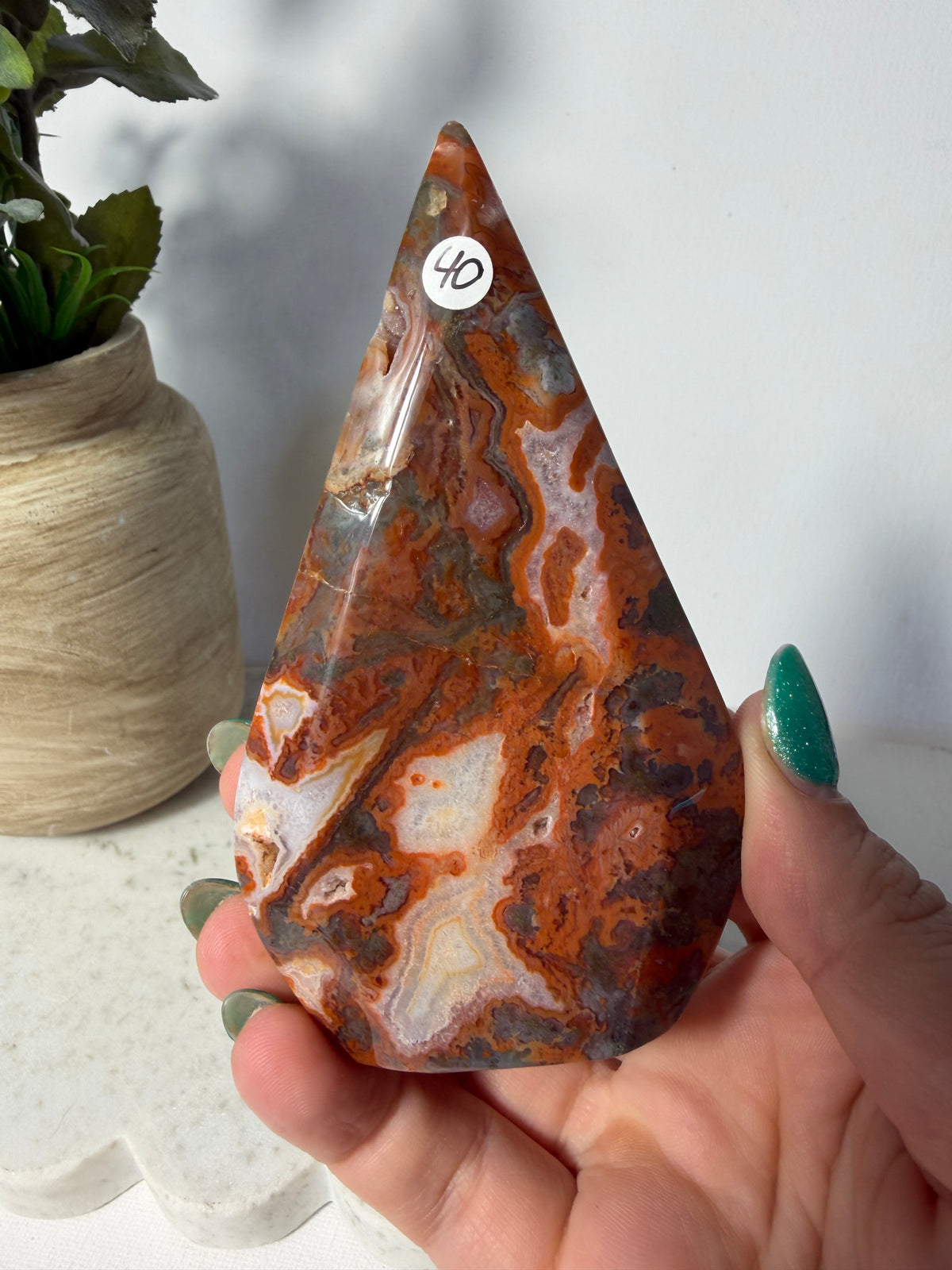 Red Moss Agate Freeform