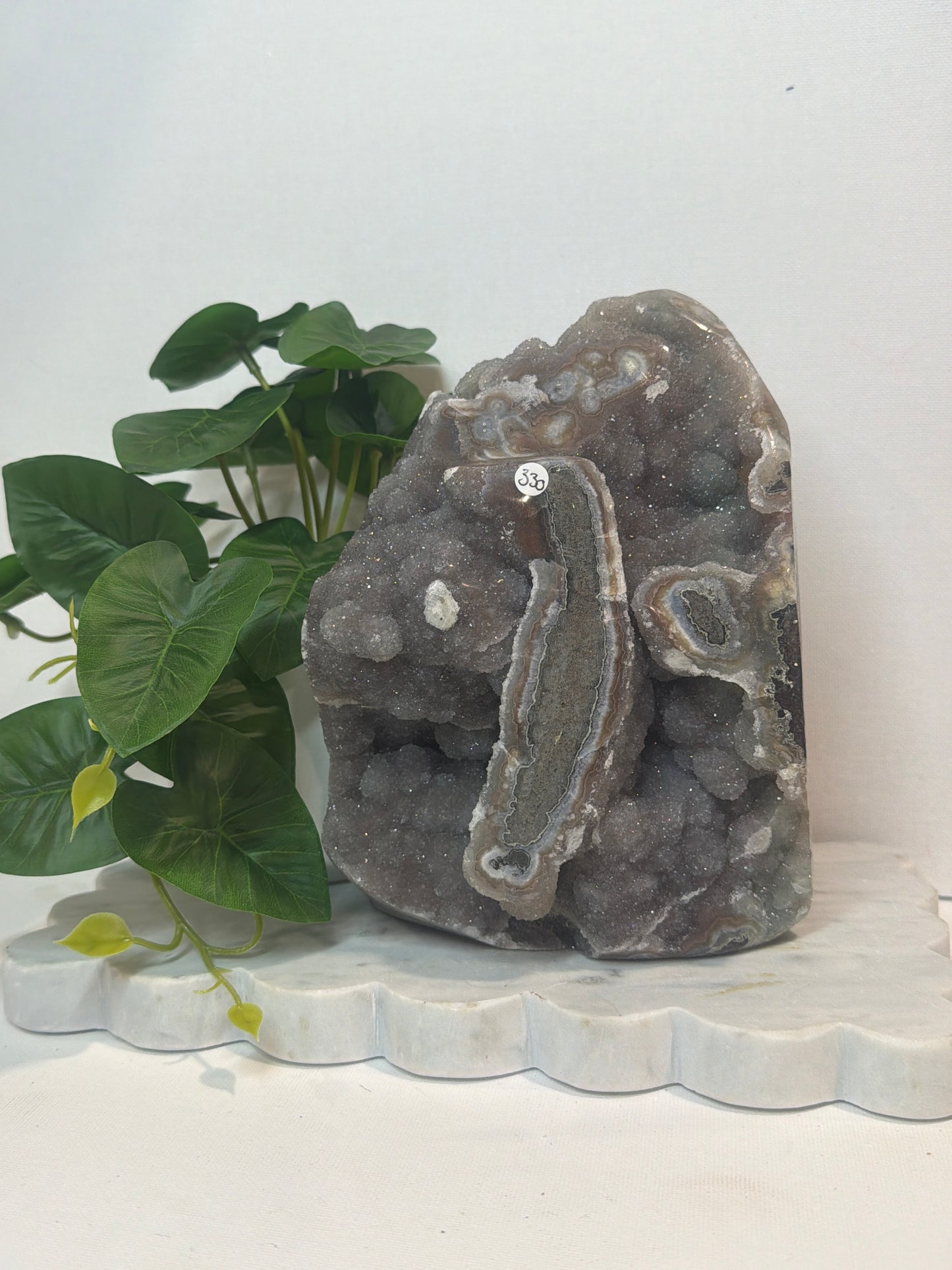 Amethyst Cutbase Stalactite 2.4g