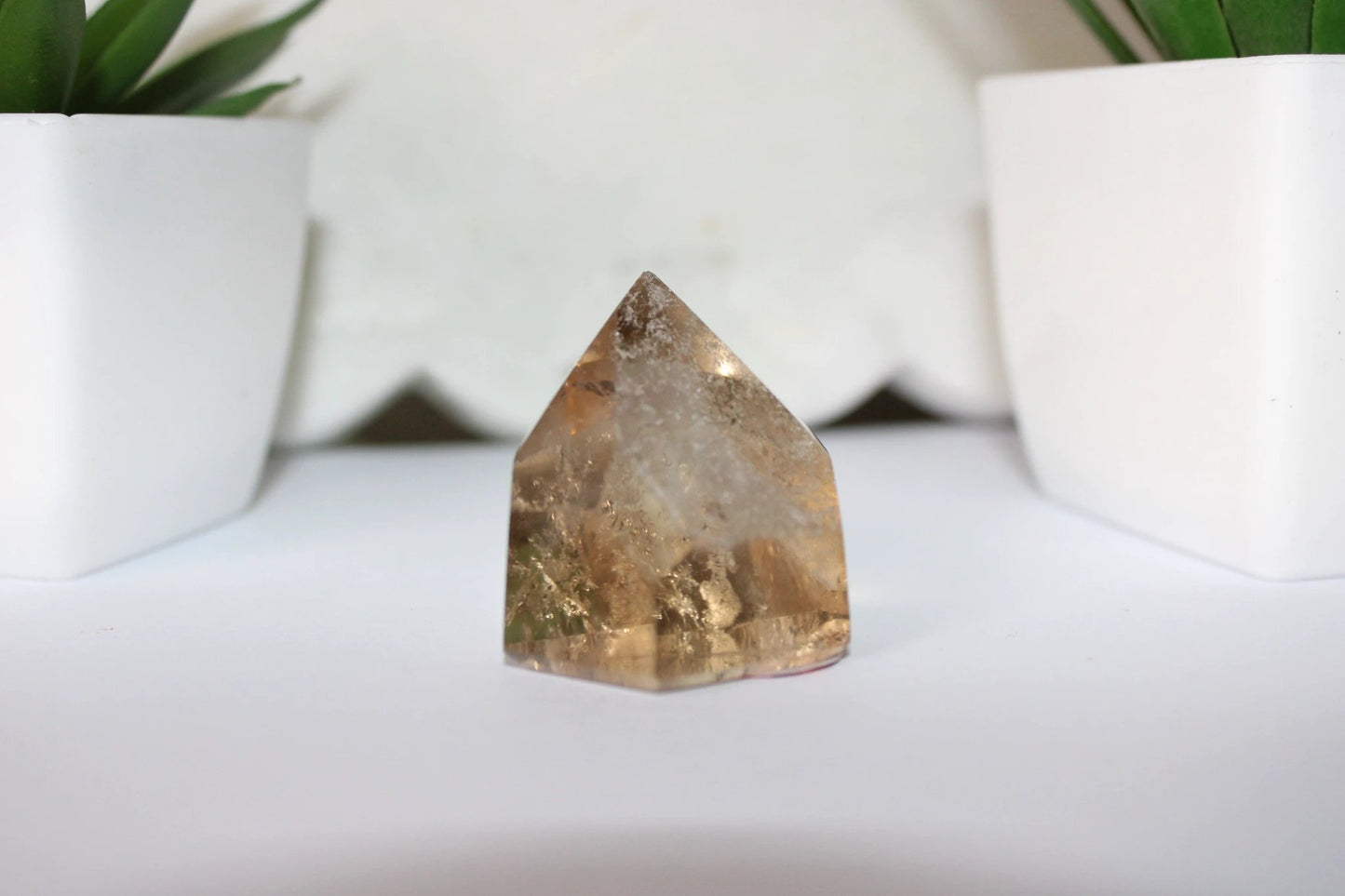 Included Quartz Crystal - citrine | Manifestation & Clarity Stone – Heartstone Sanctuary by Heartstone Sanctuary