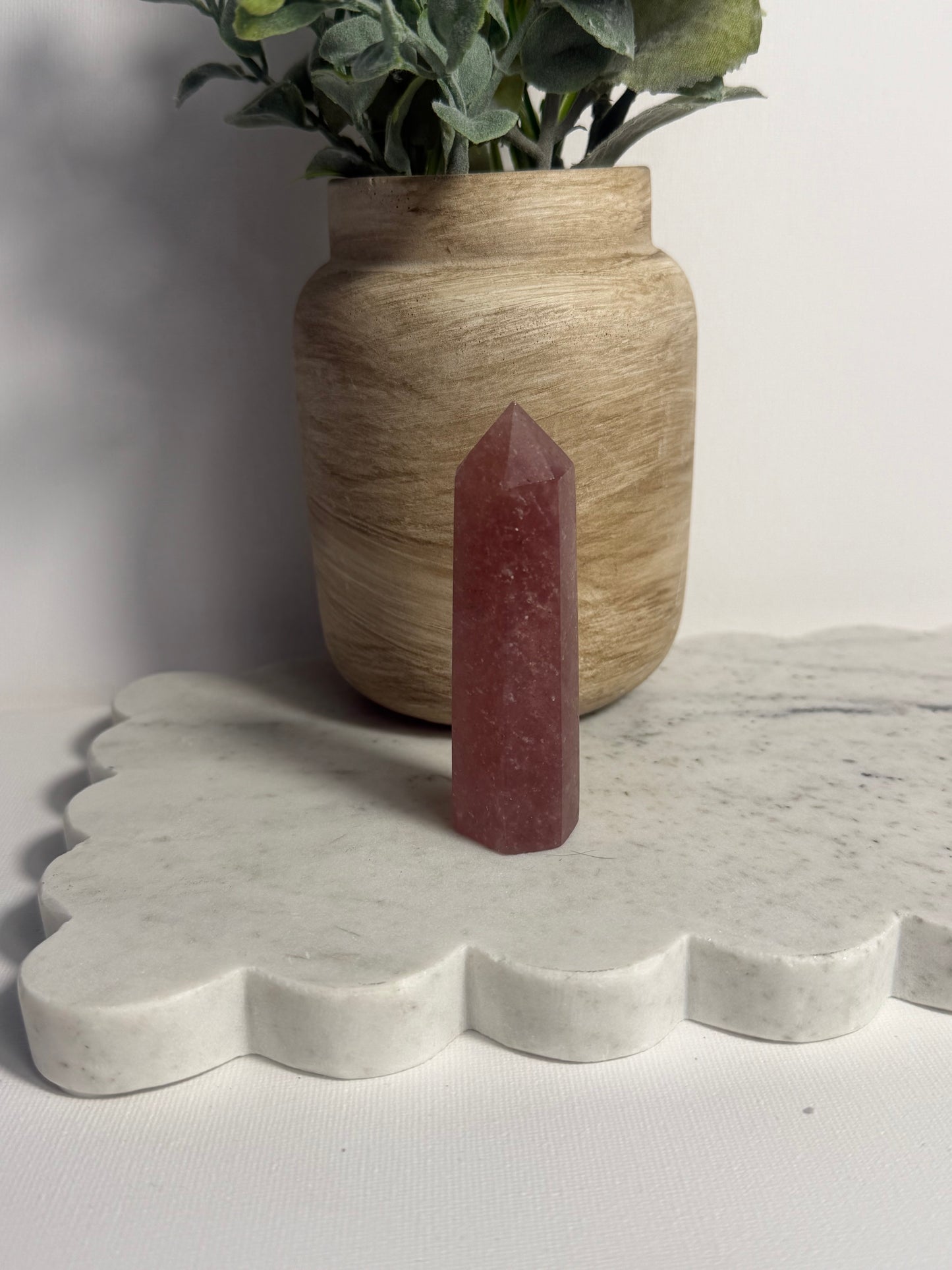 Strawberry Quartz tower