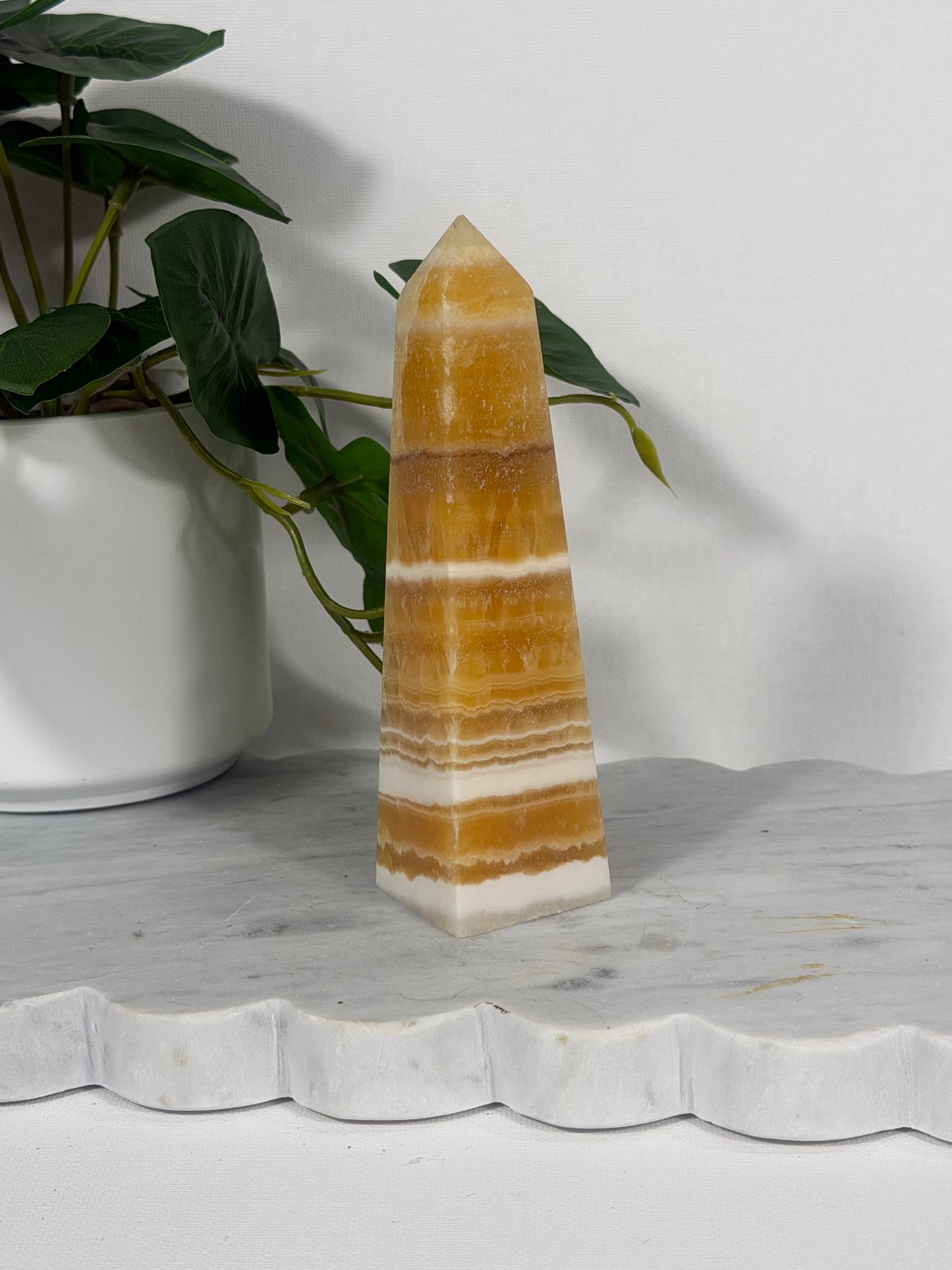 Yellow Calcite Tower