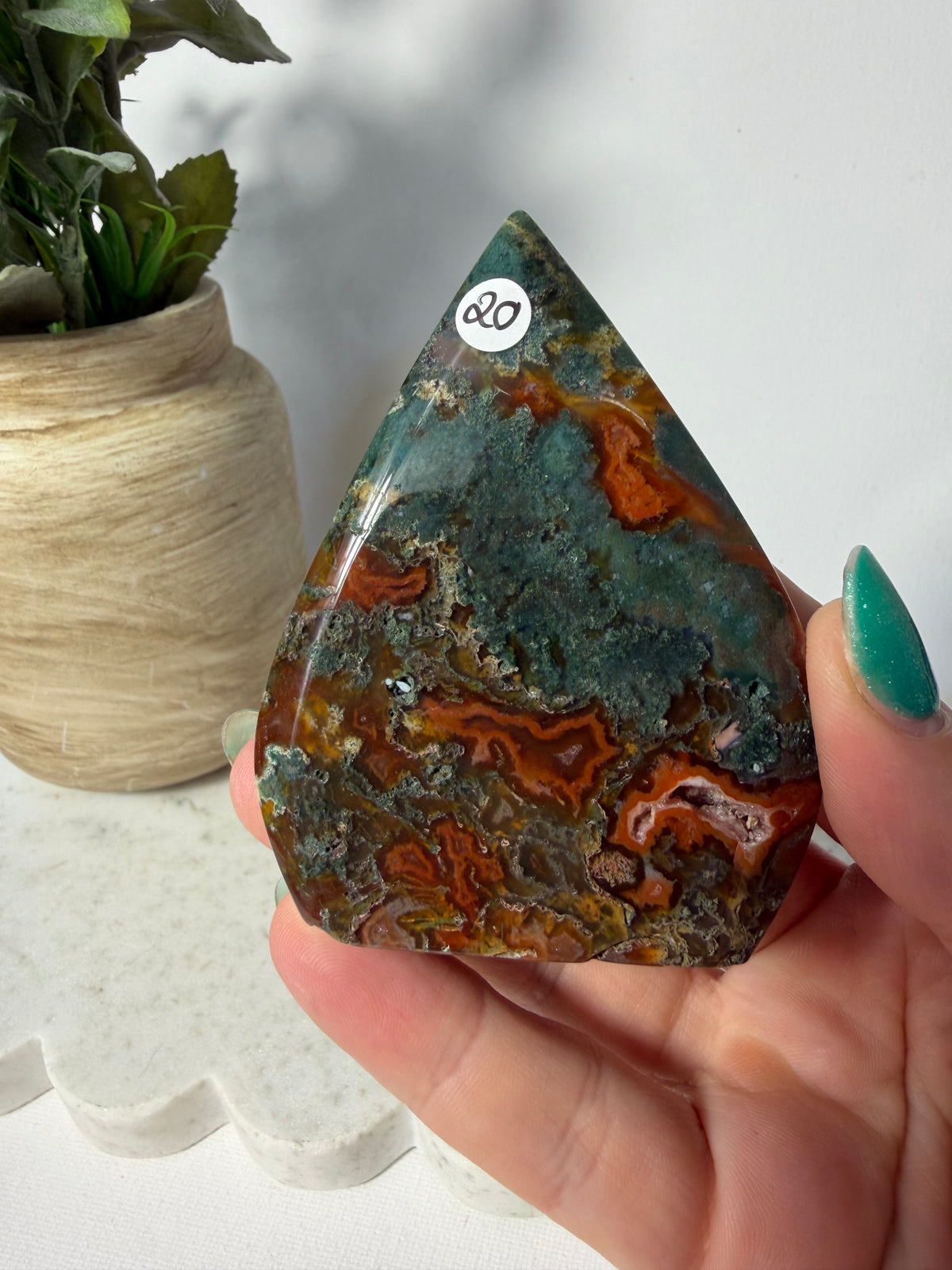 Red Moss Agate Freeform