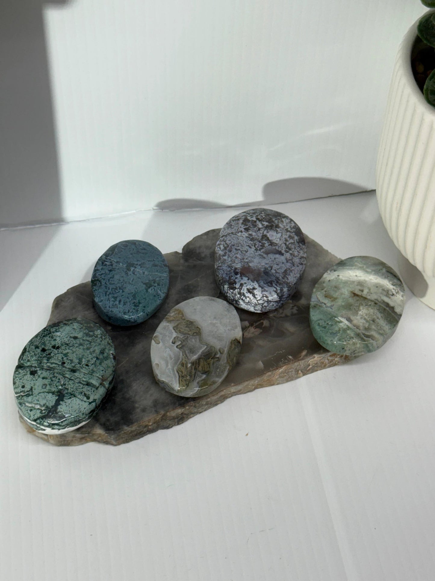 Moss Agate Palms by Heartstone Sanctuary
