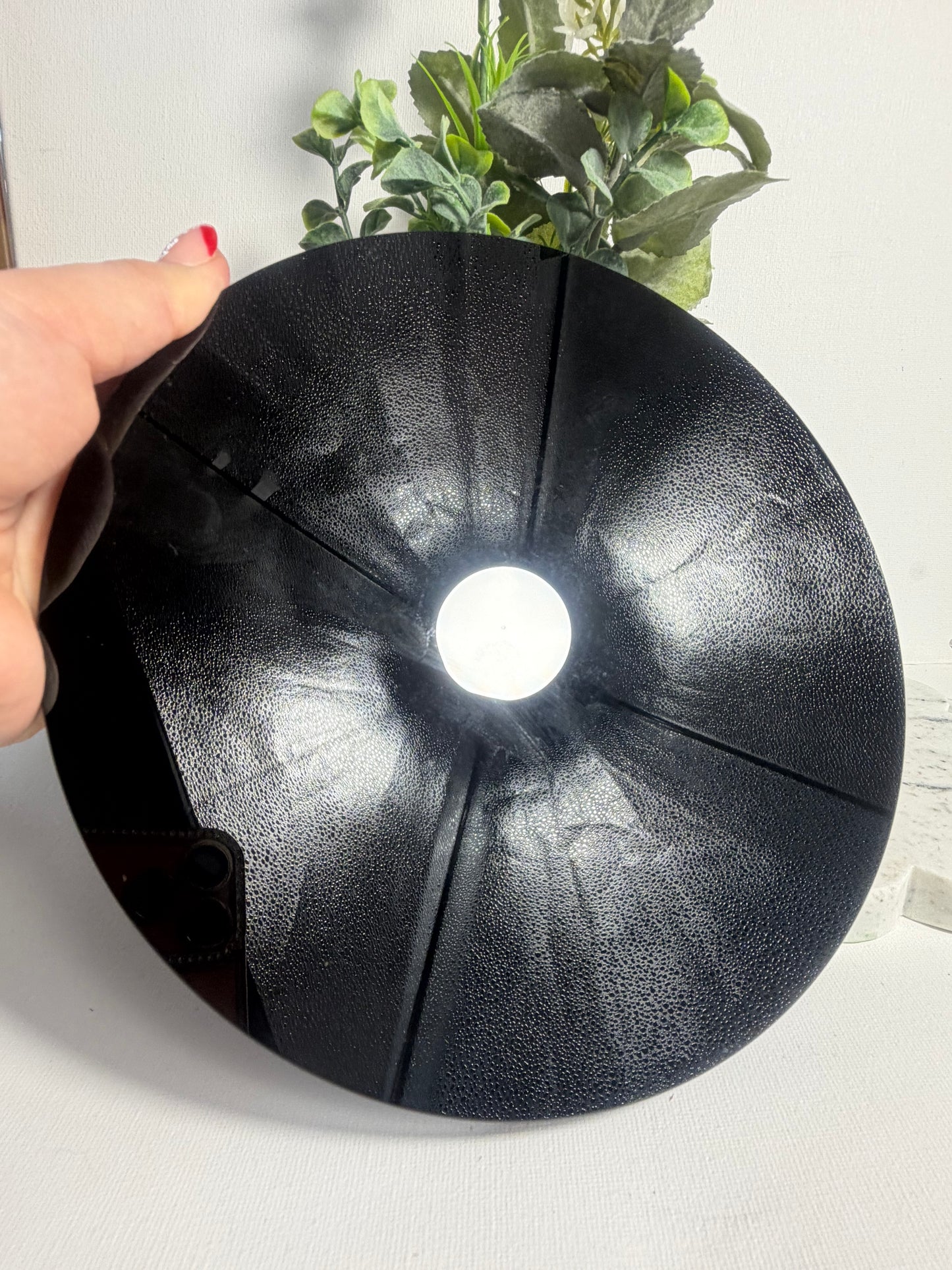 Black Obsidian Mirror