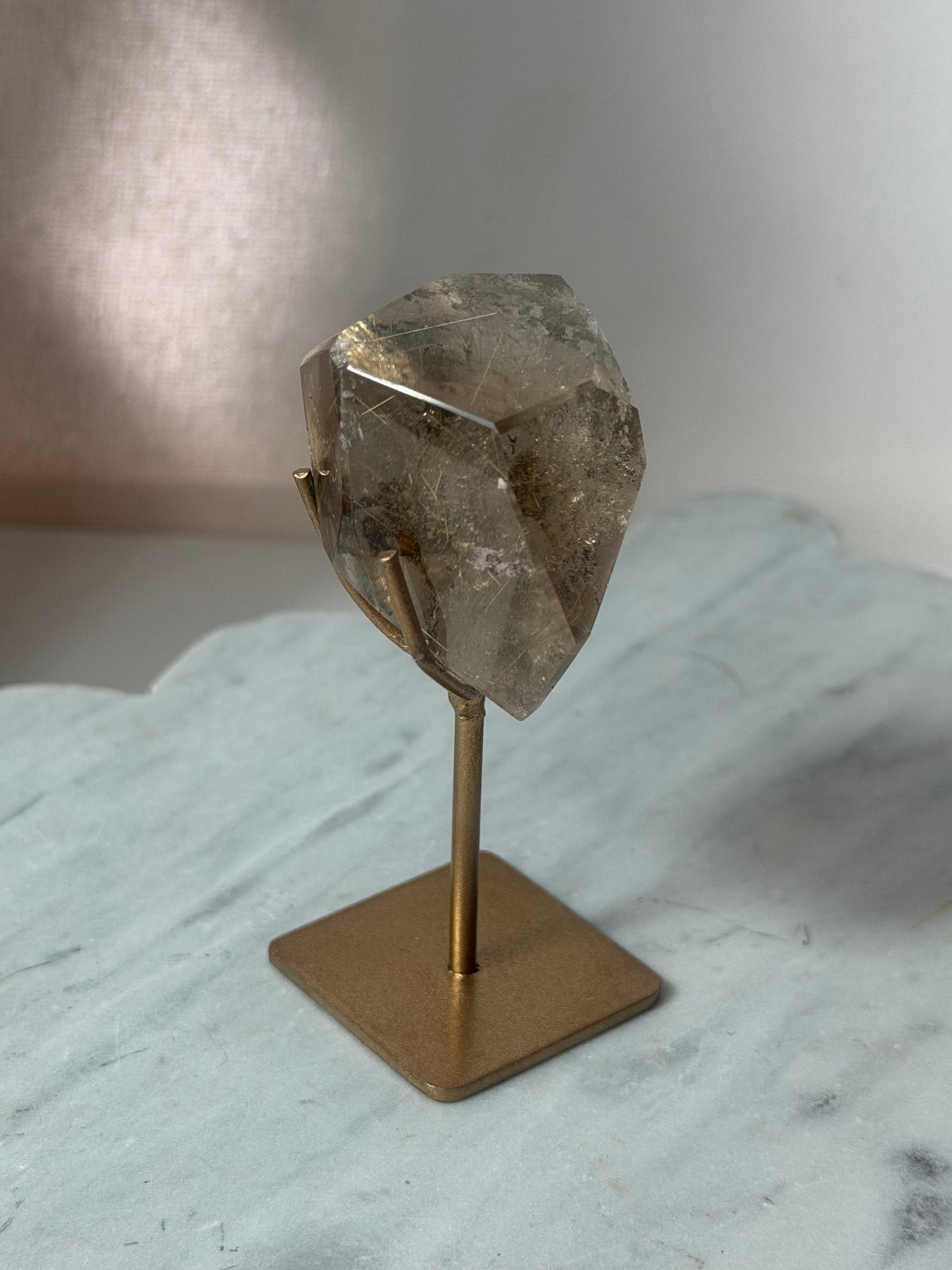Smokey Rutile on Quartz