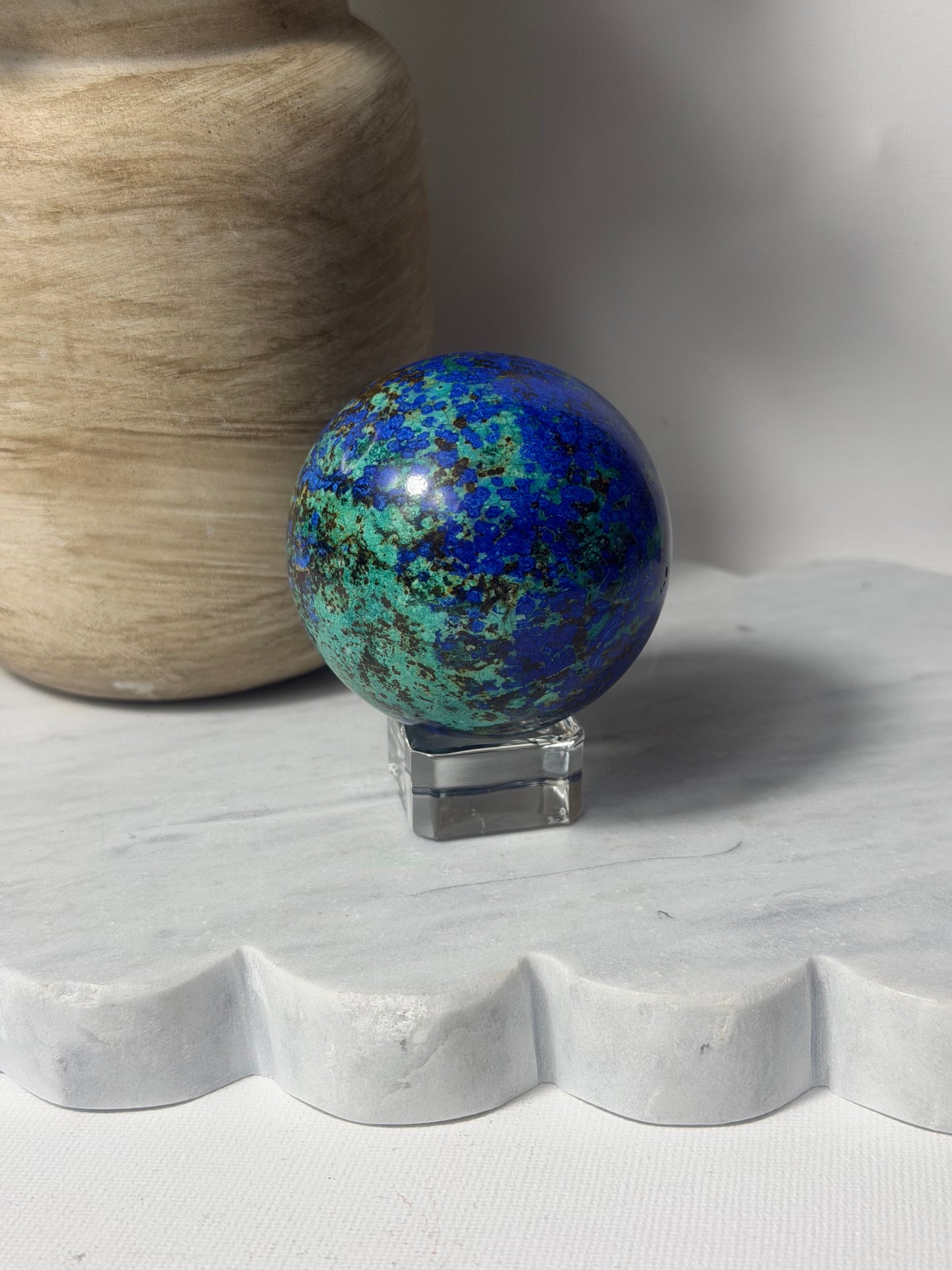 Malachite Azurite sphere