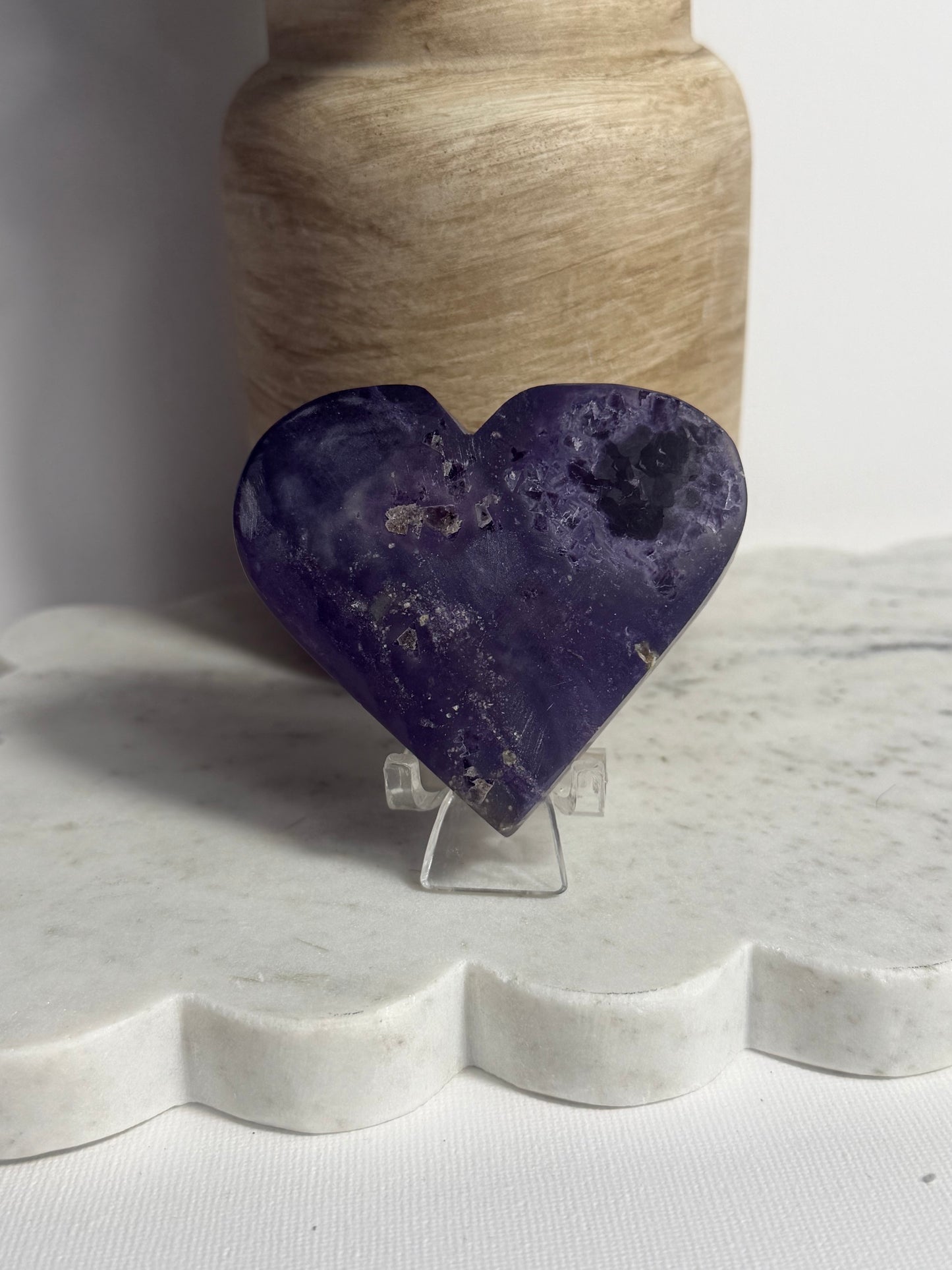 Tiffany Fluorite Heart