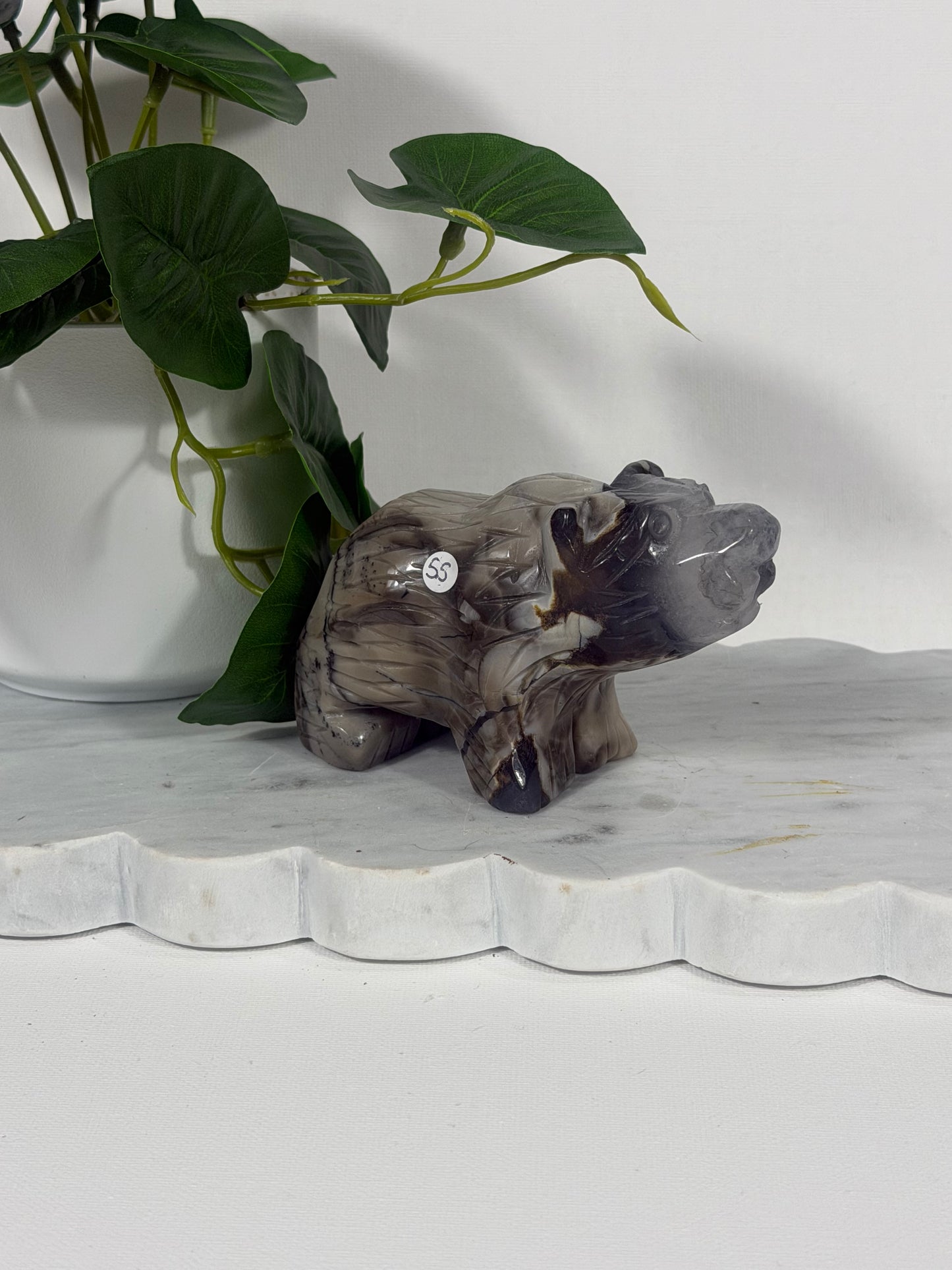 Volcanic Agate Bear