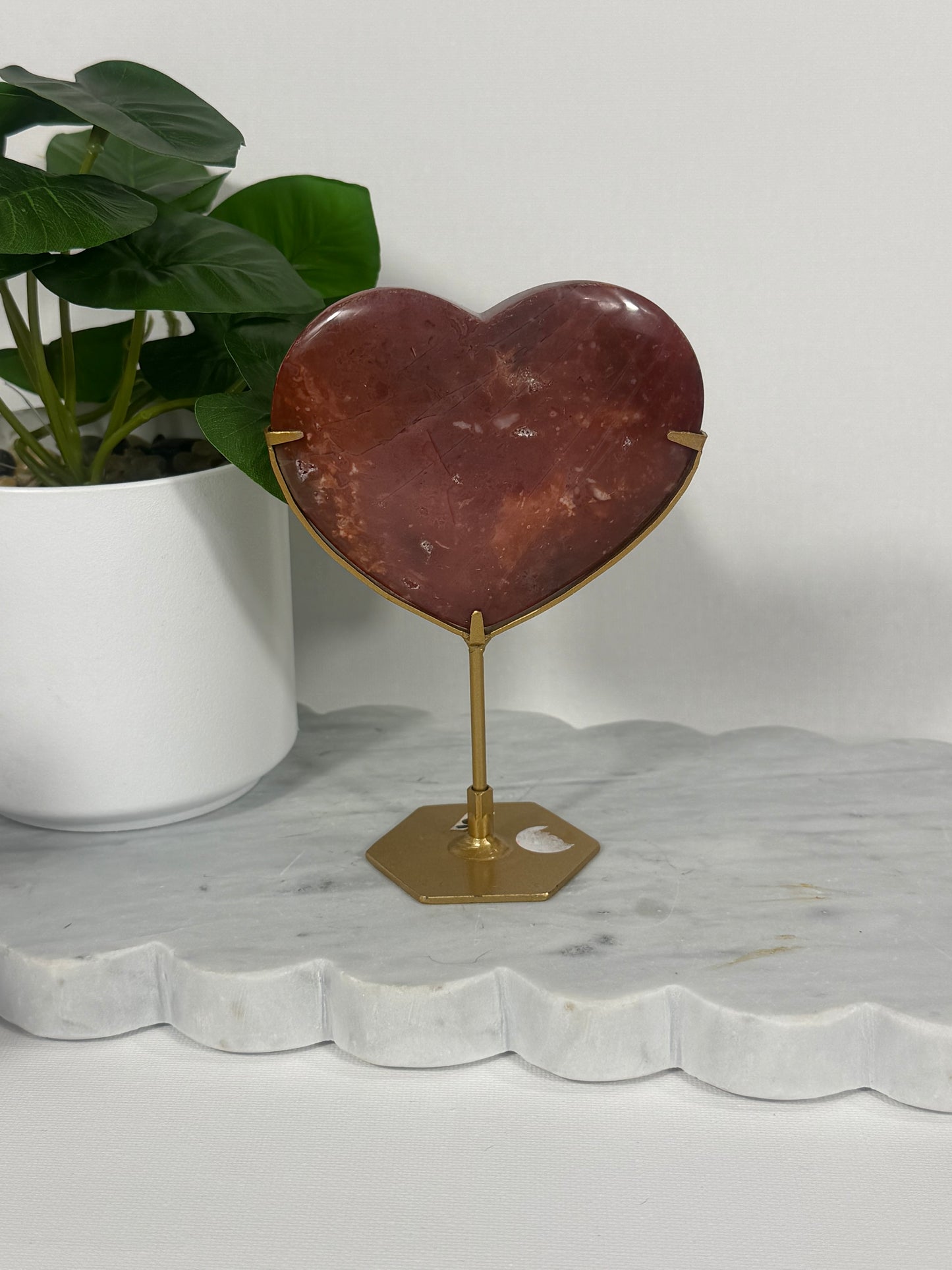 Red Plume Heart