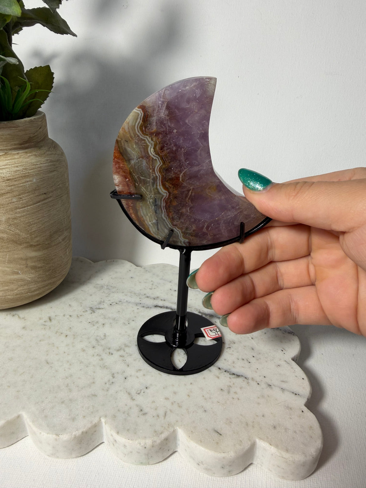 Amethyst Agate Moon