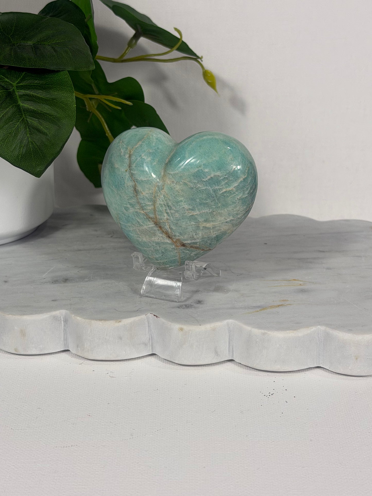 Amazonite Heart