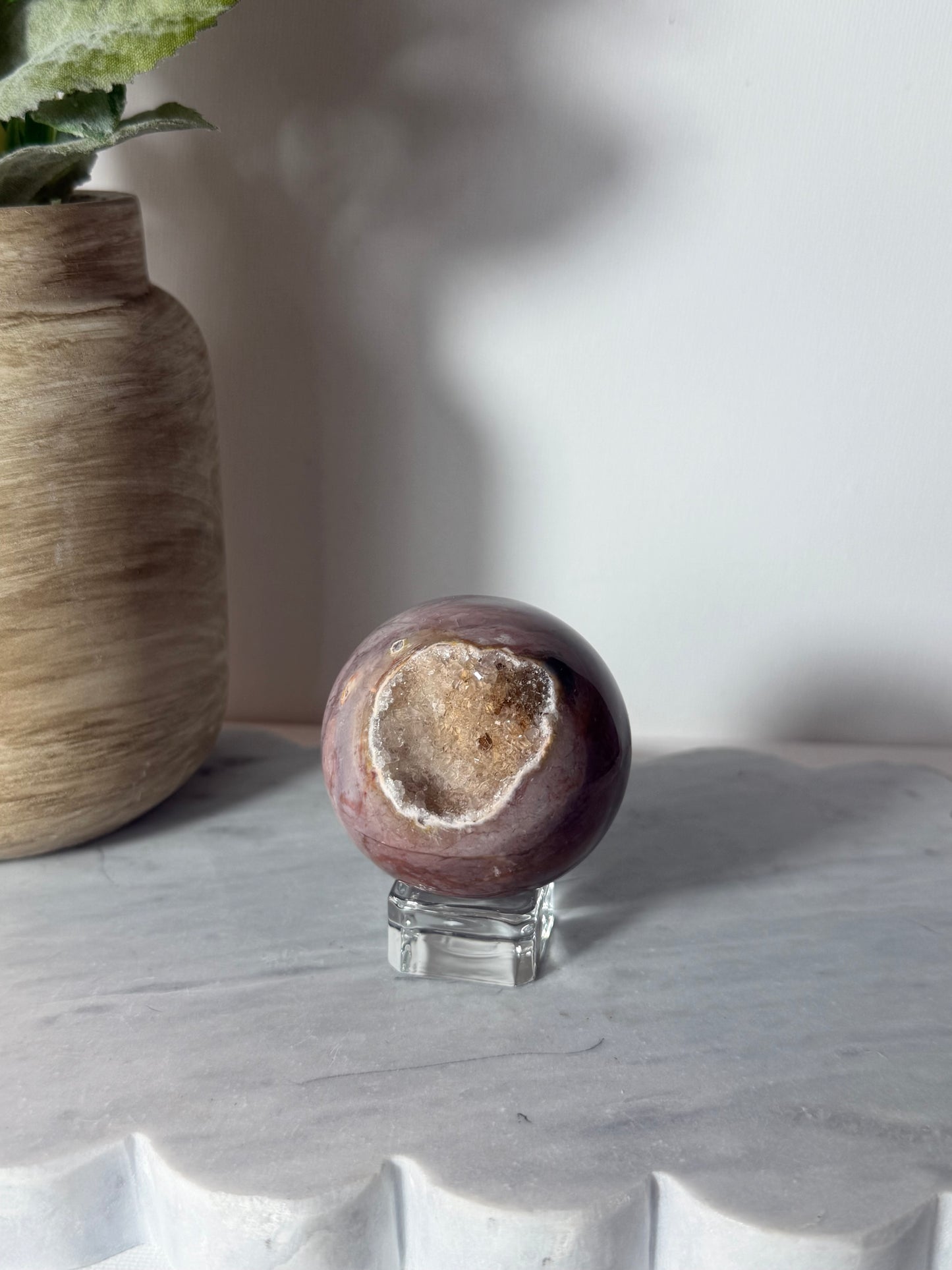 Pink Polychrome Jasper Sphere