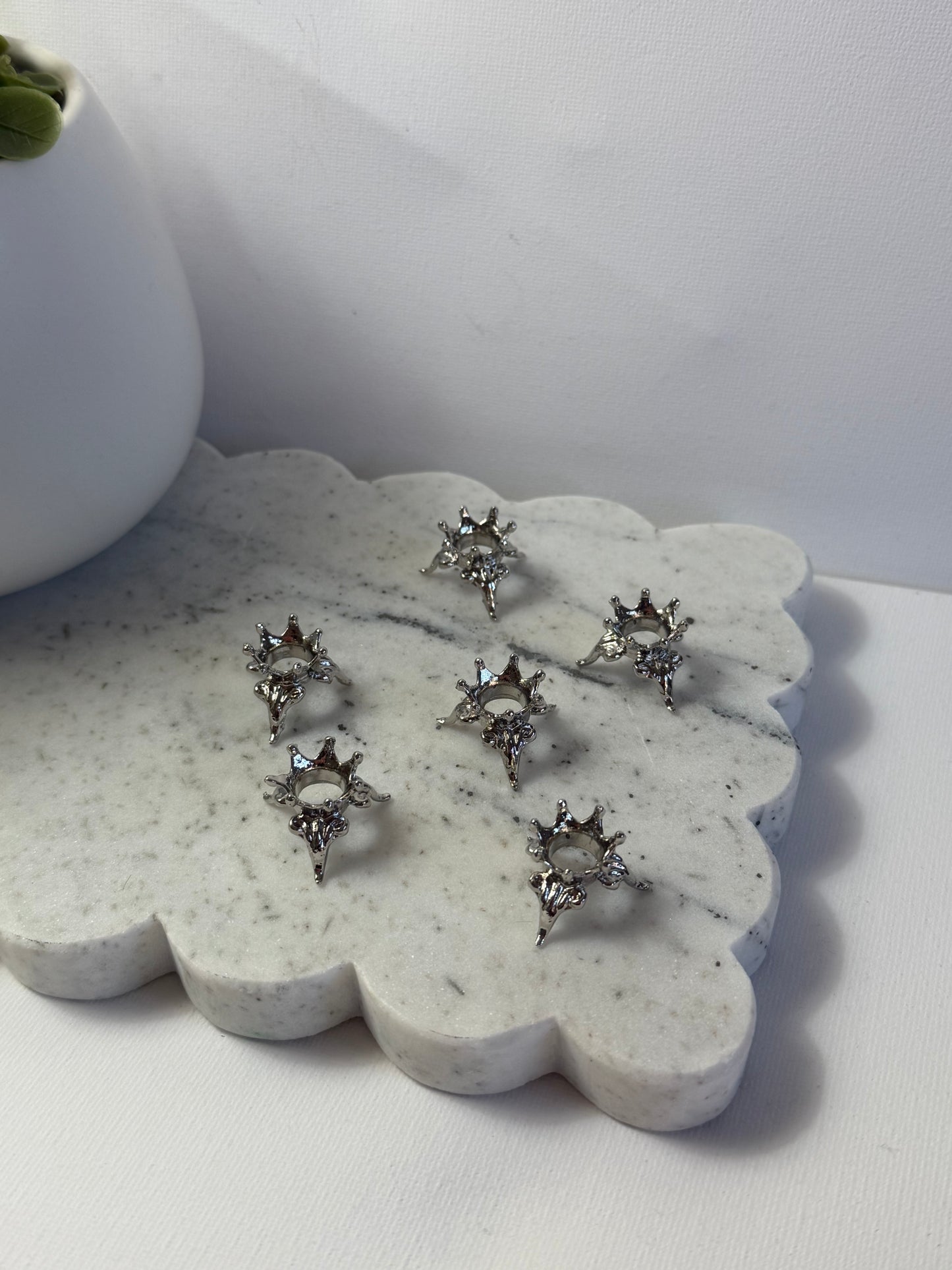 Silver Metal Small Stands
