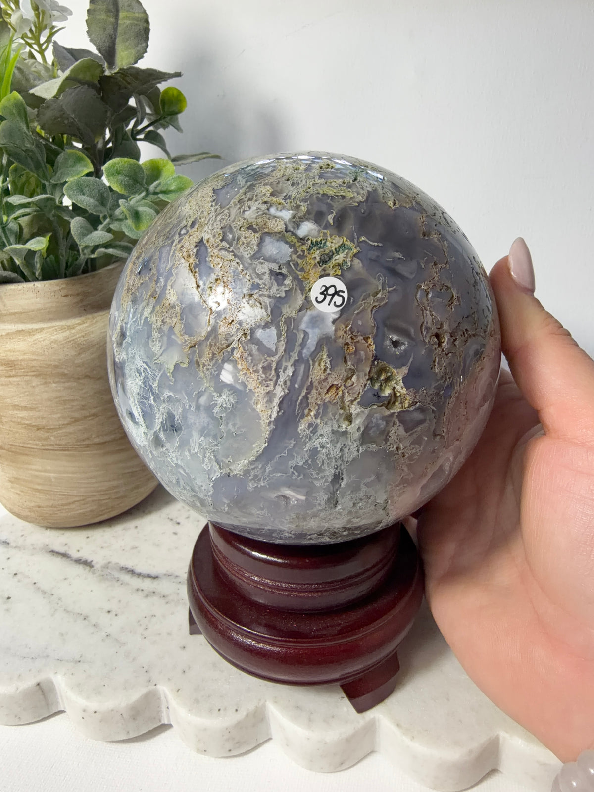 Moss Agate Sphere