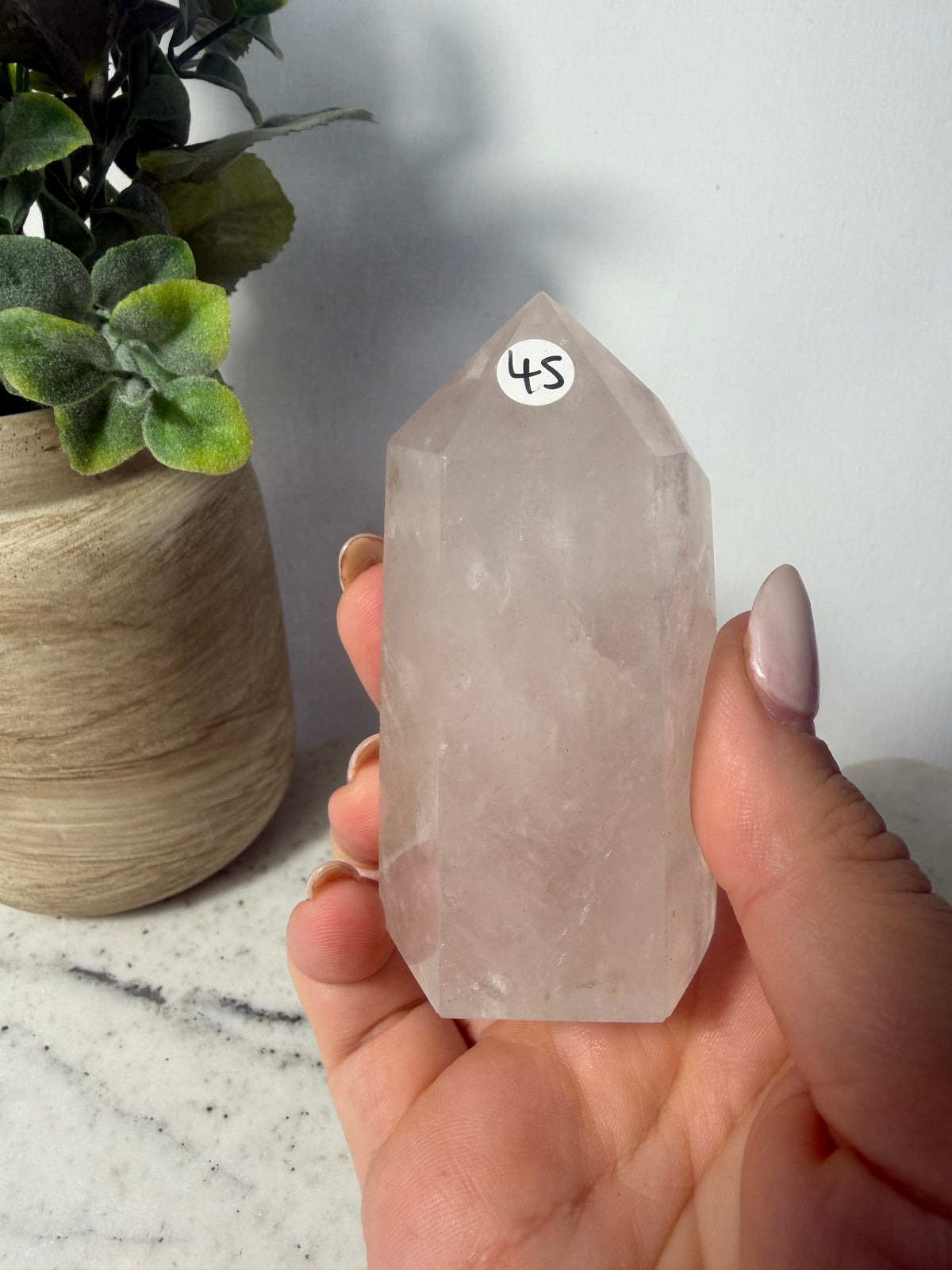 Clear Quartz tower
