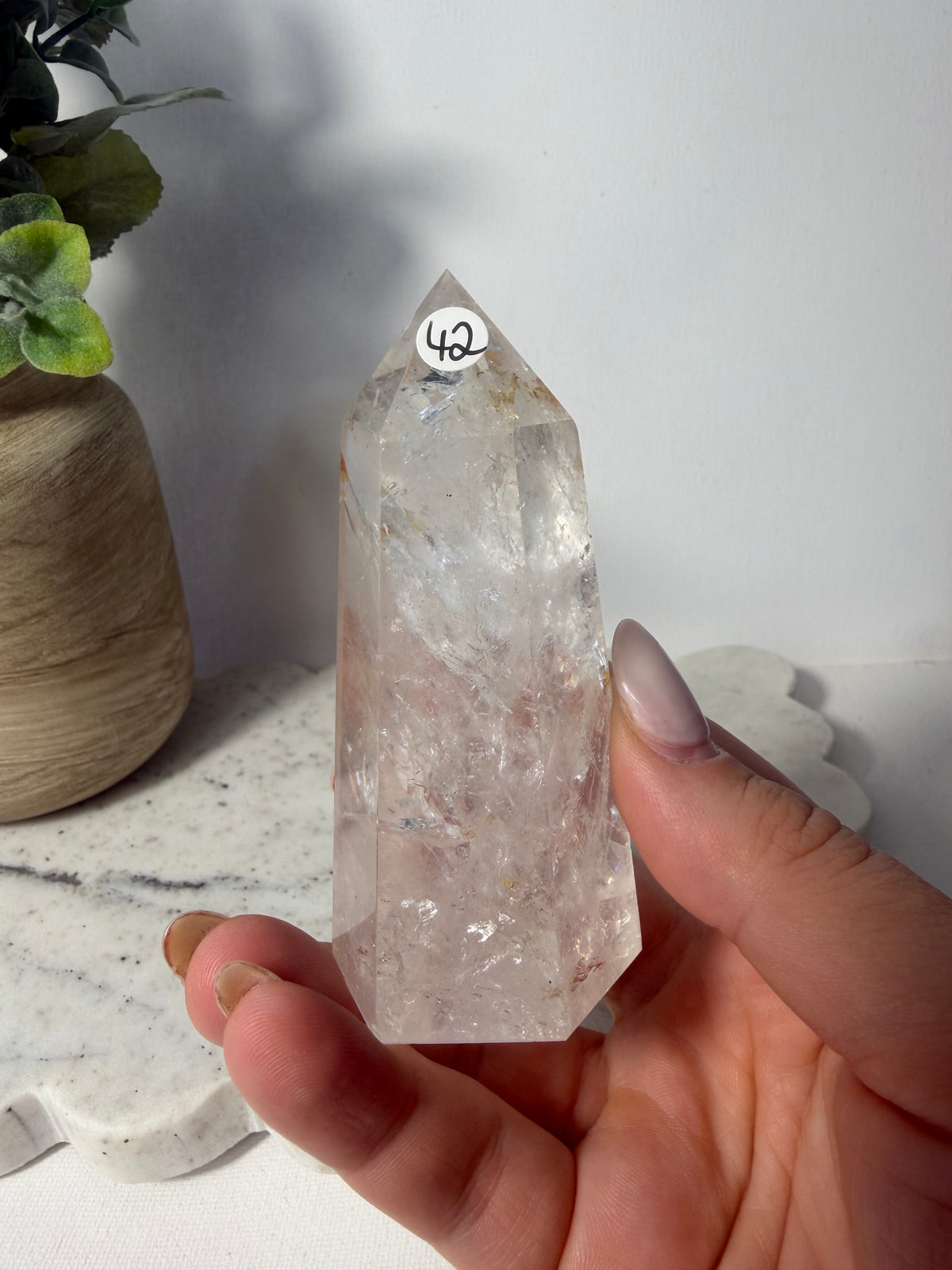 Clear Quartz Tower