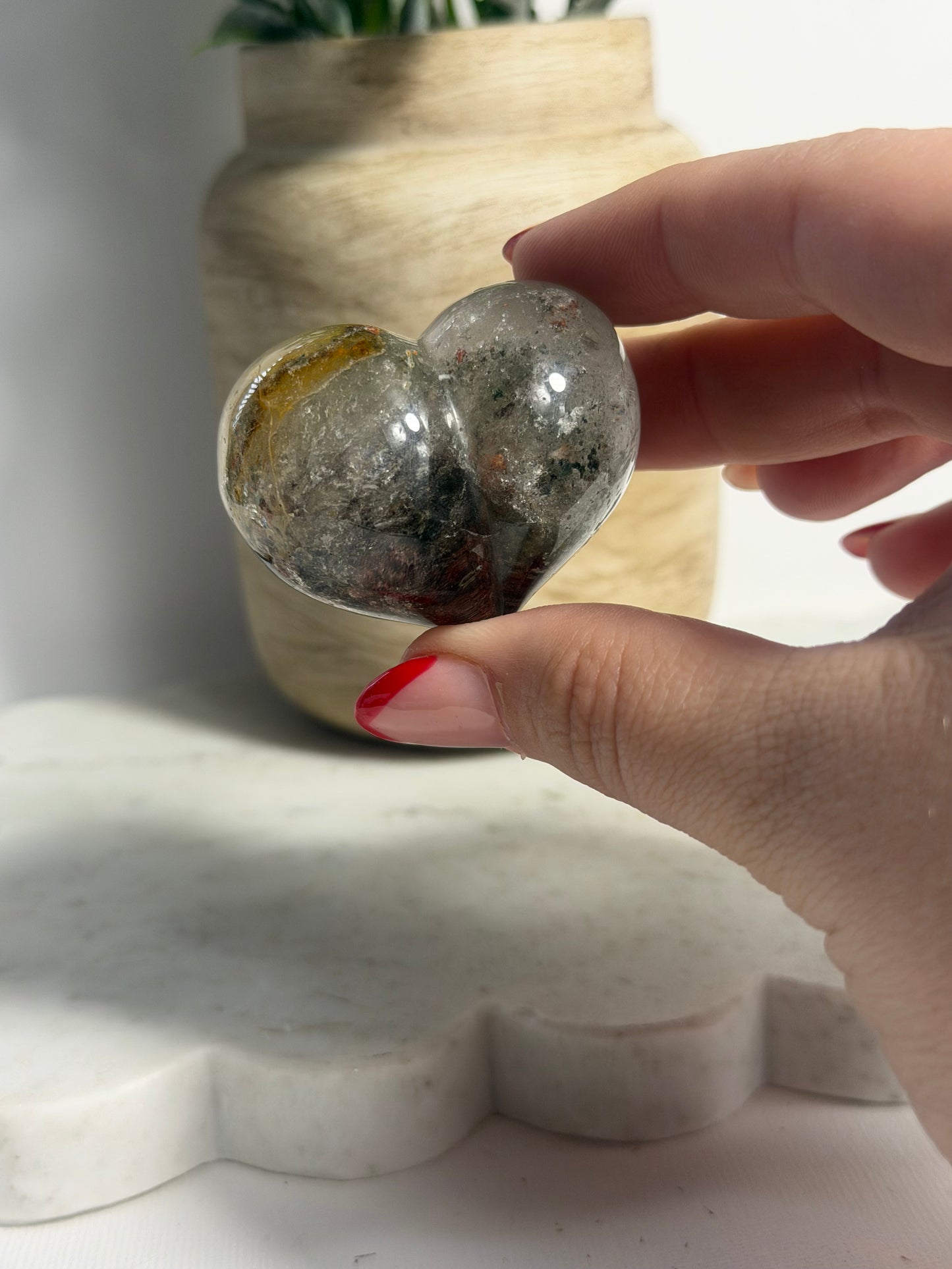 Garden Quartz Heart