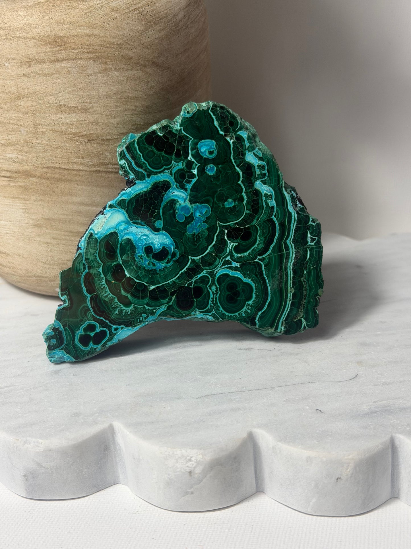 Malachite Chrysocolla Slab