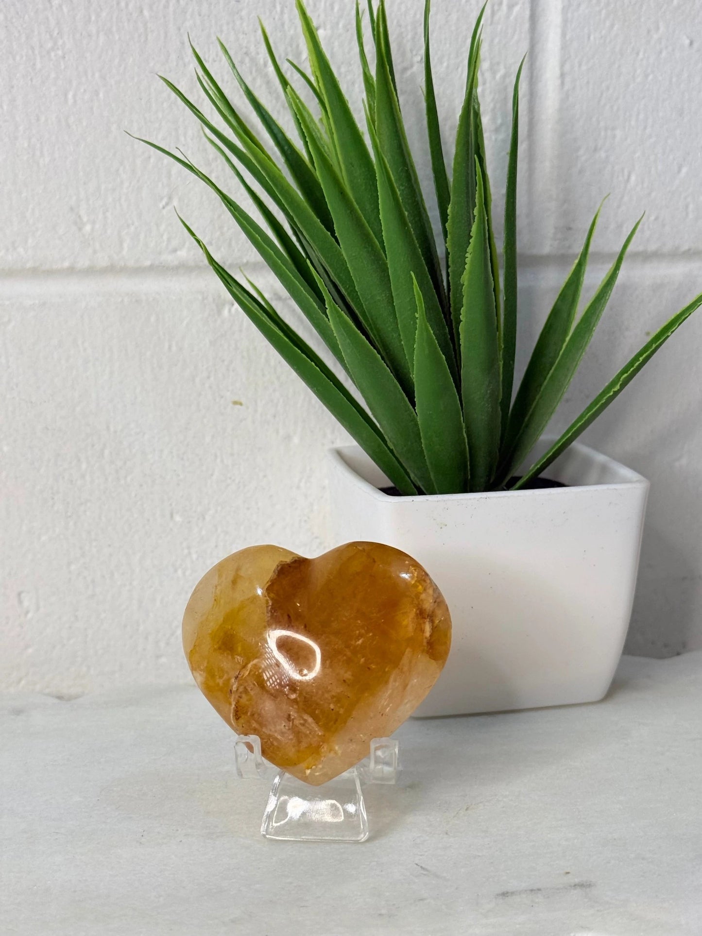 Golden Healer Heart - Intuitively Selected by Heartstone Sanctuary