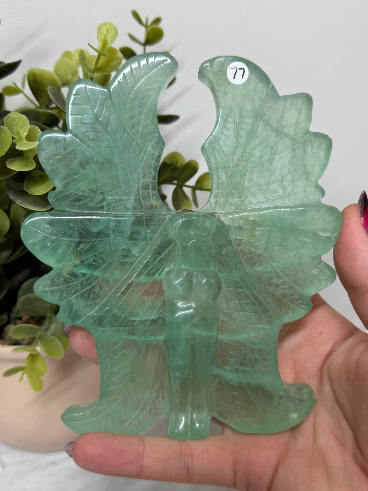 Green Fluorite Angel