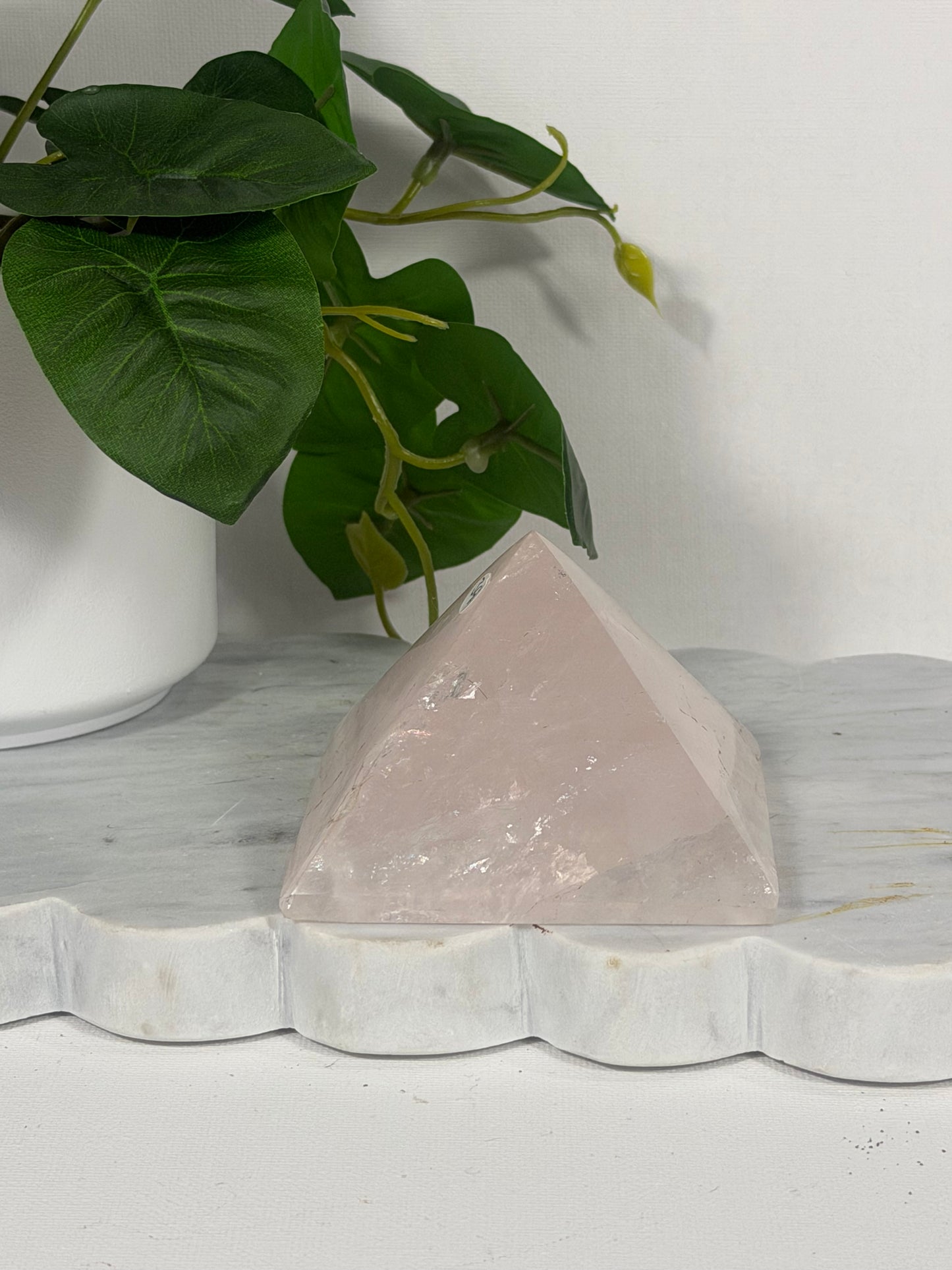 Rose Quartz Pyramid