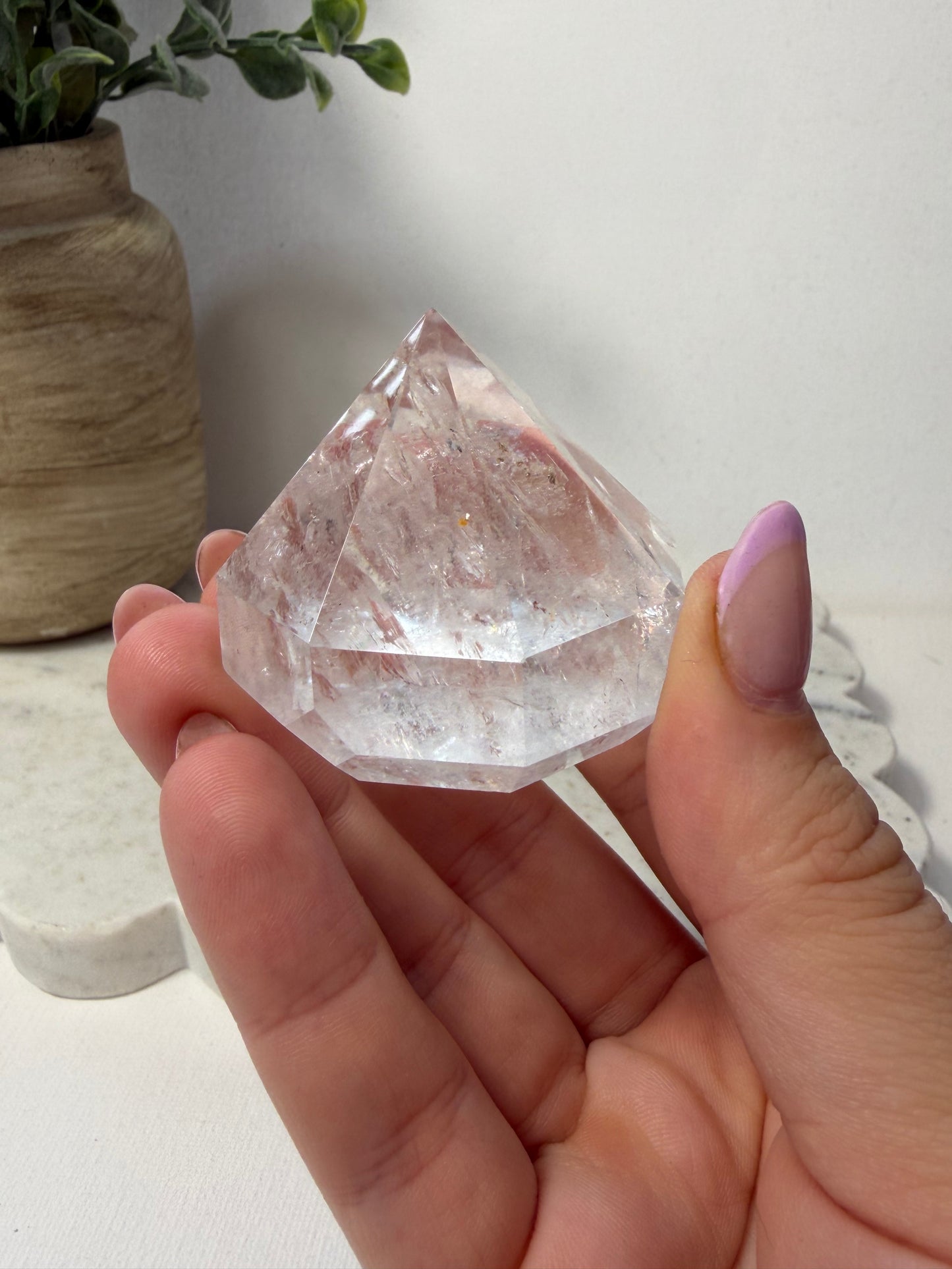 Clear Quartz Diamond