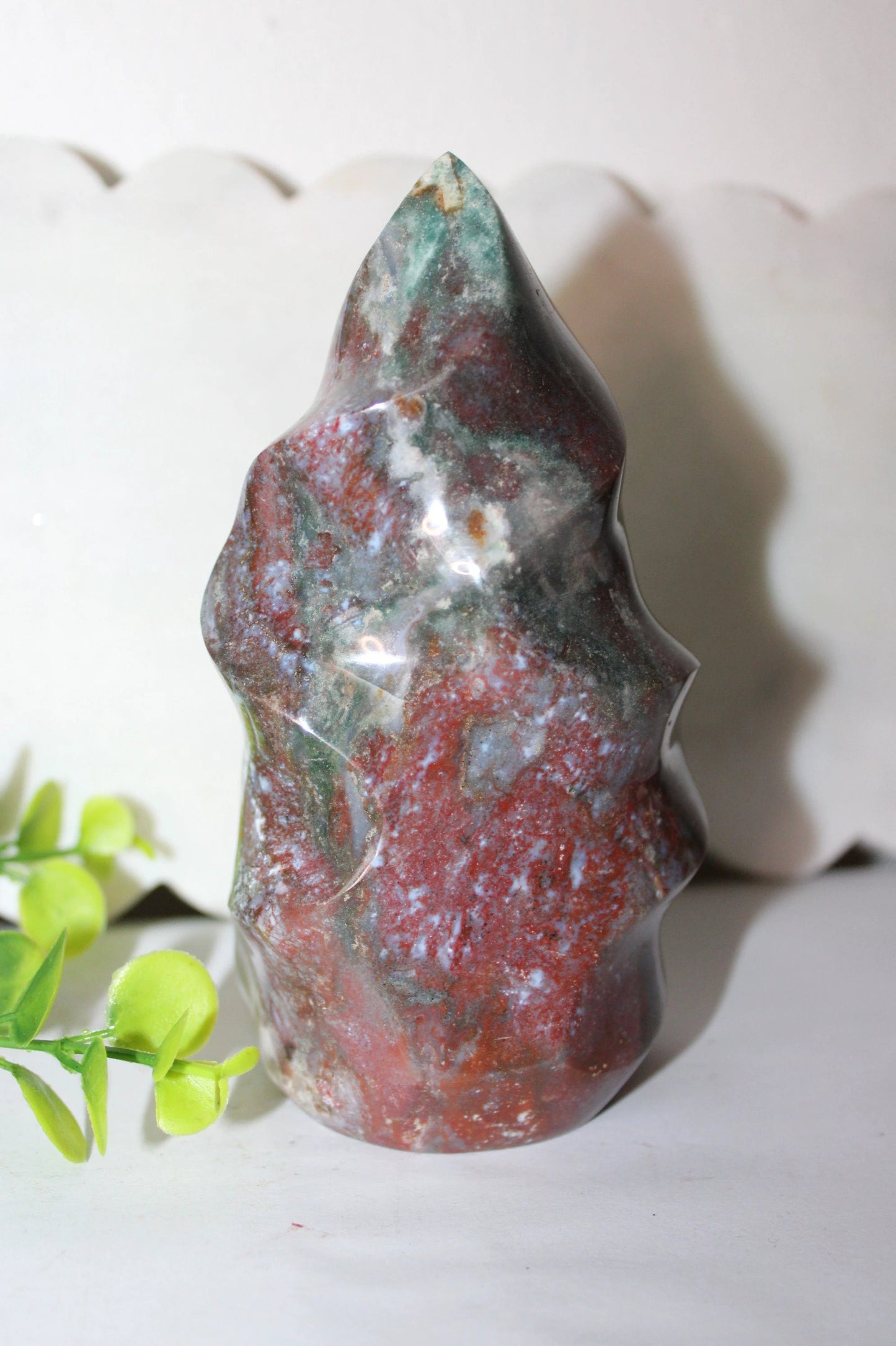Ocean Jasper Flame by Heartstone Sanctuary