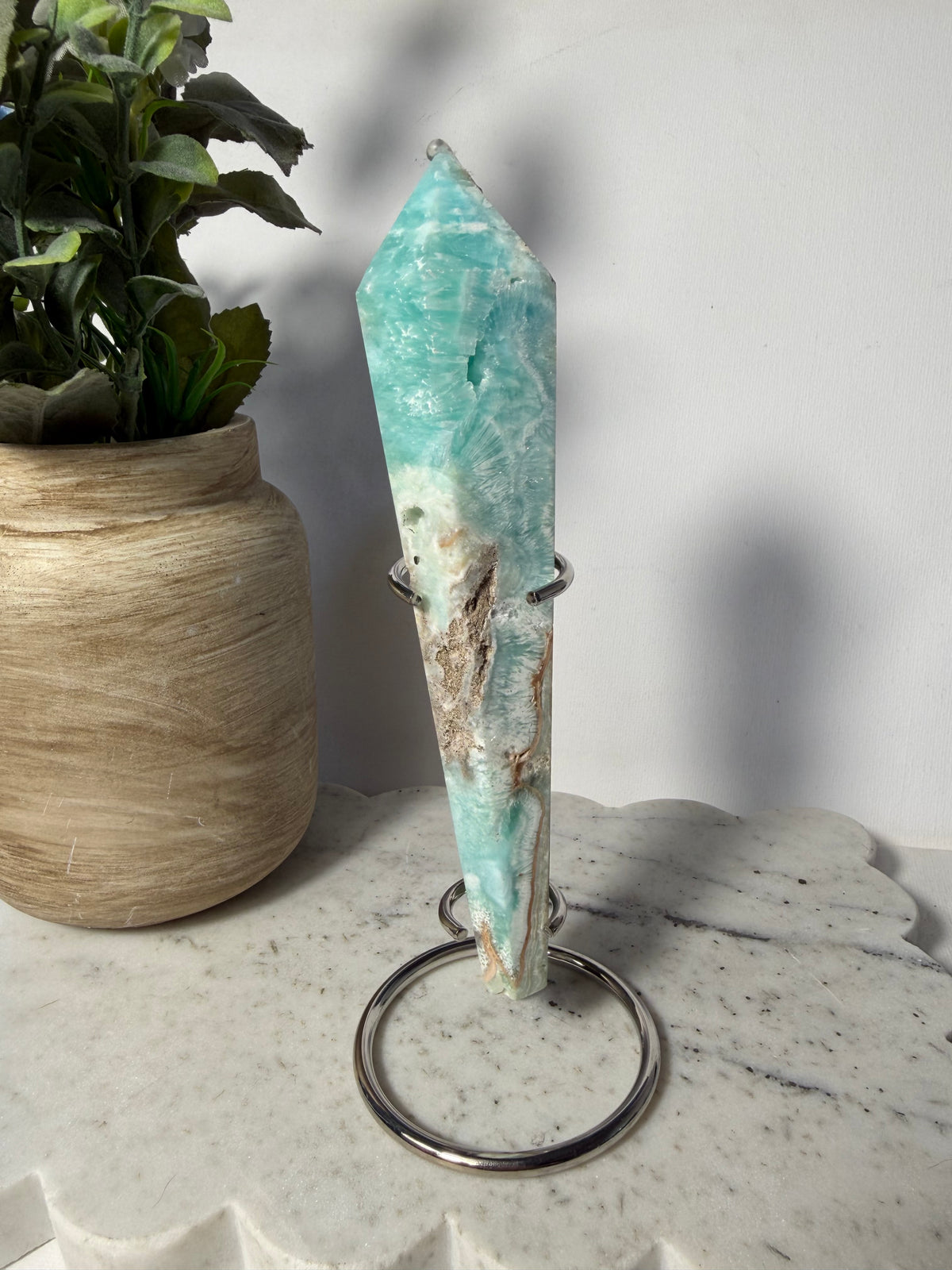 Caribbean Calcite Wand
