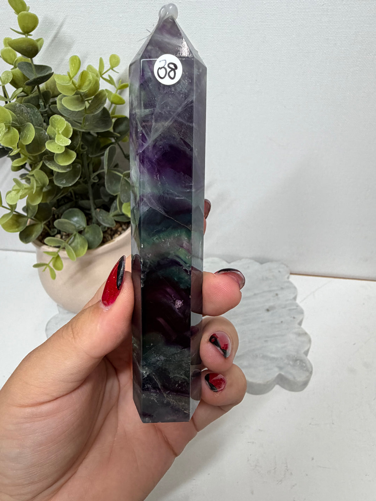 Rainbow Fluorite Tower