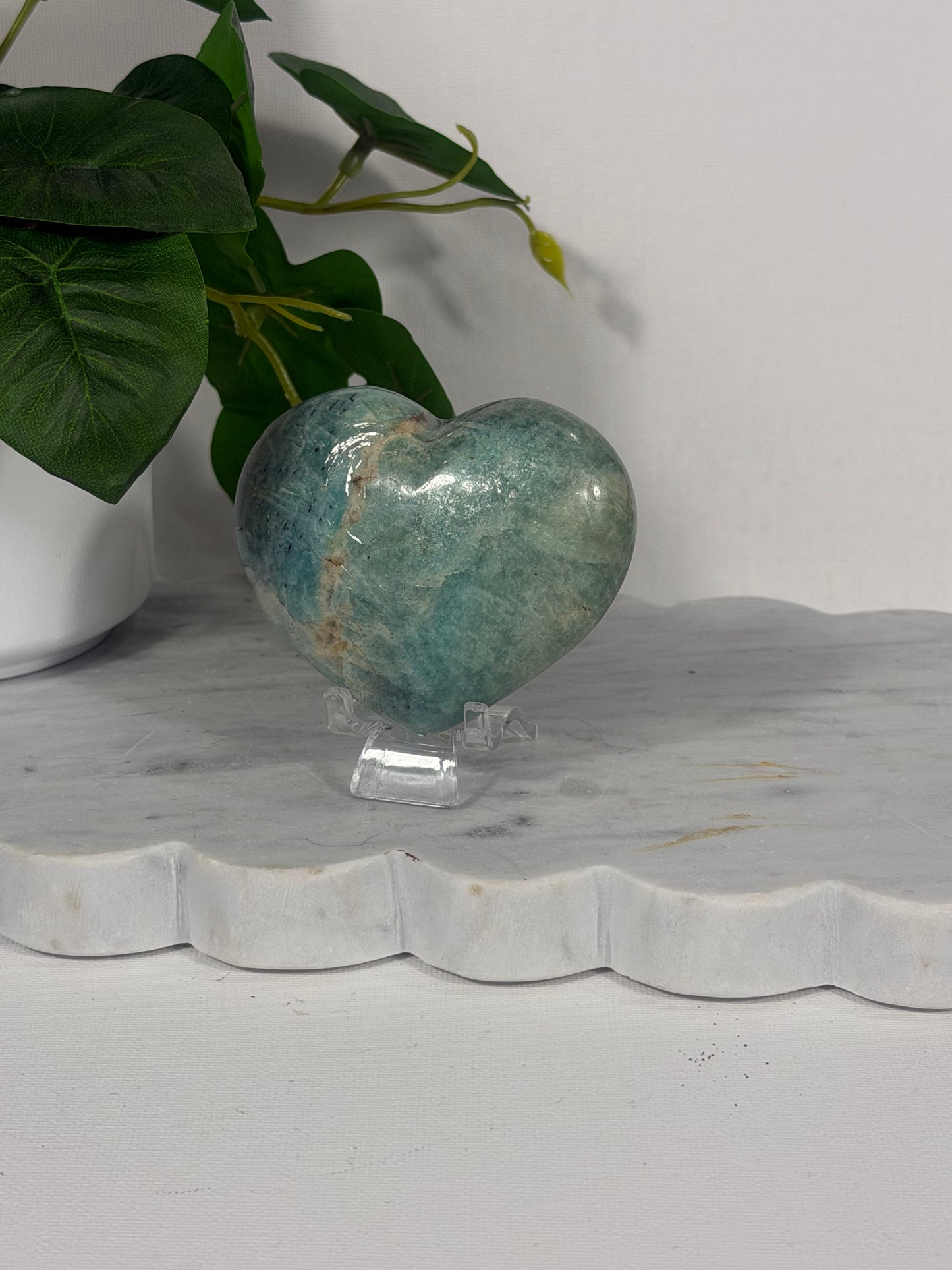 Amazonite Heart
