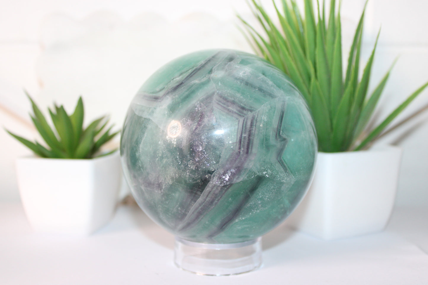 Rainbow Fluorite Sphere | Clarity, Focus & Energy Balance by Heartstone Sanctuary