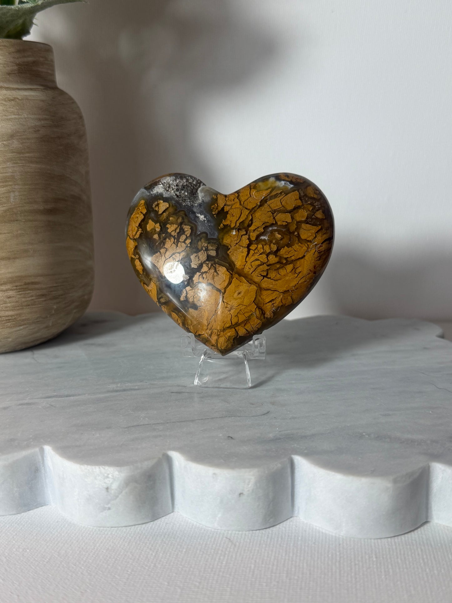 Brecciated Jasper Heart