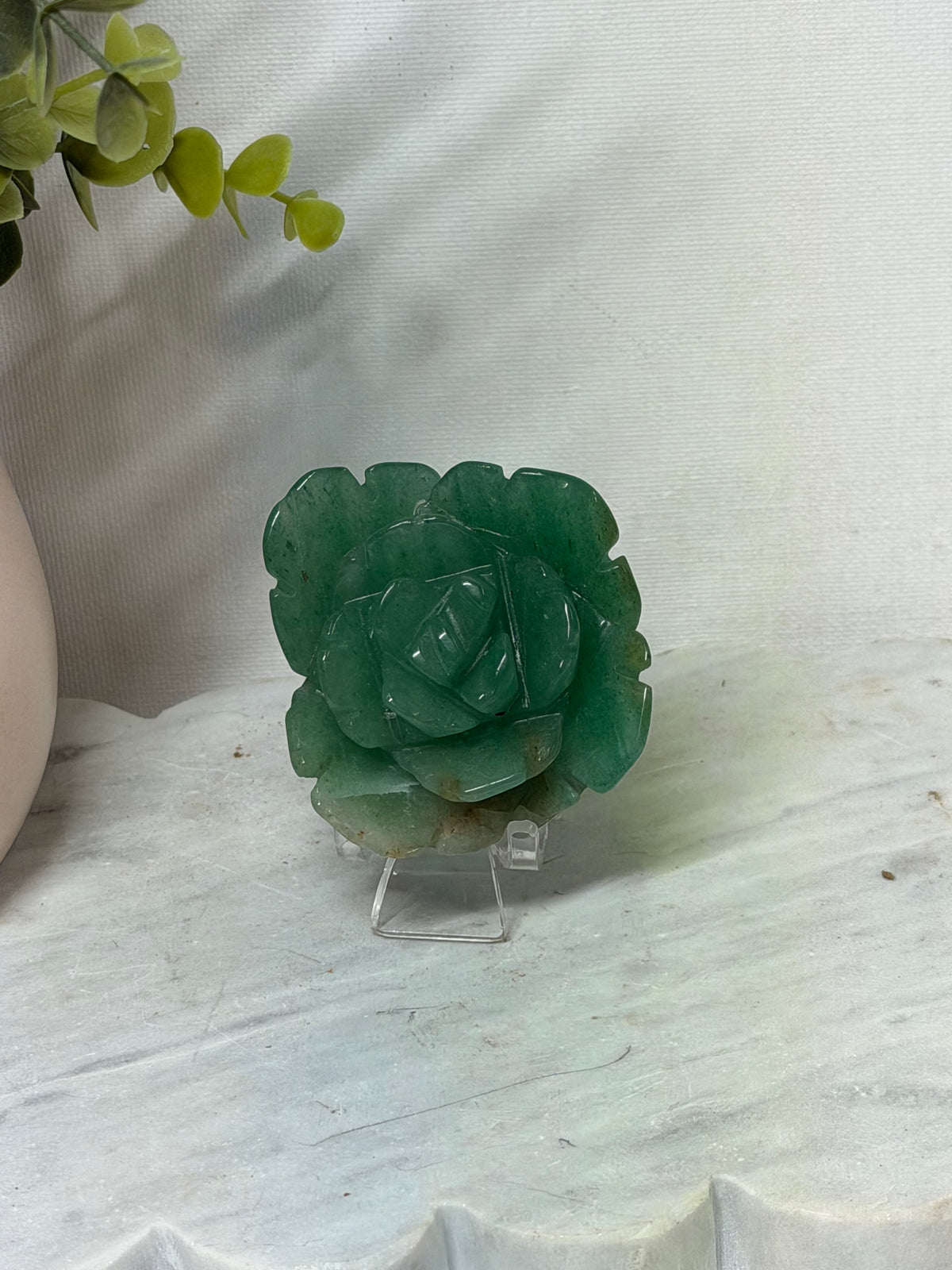 Green Aventurine Flower