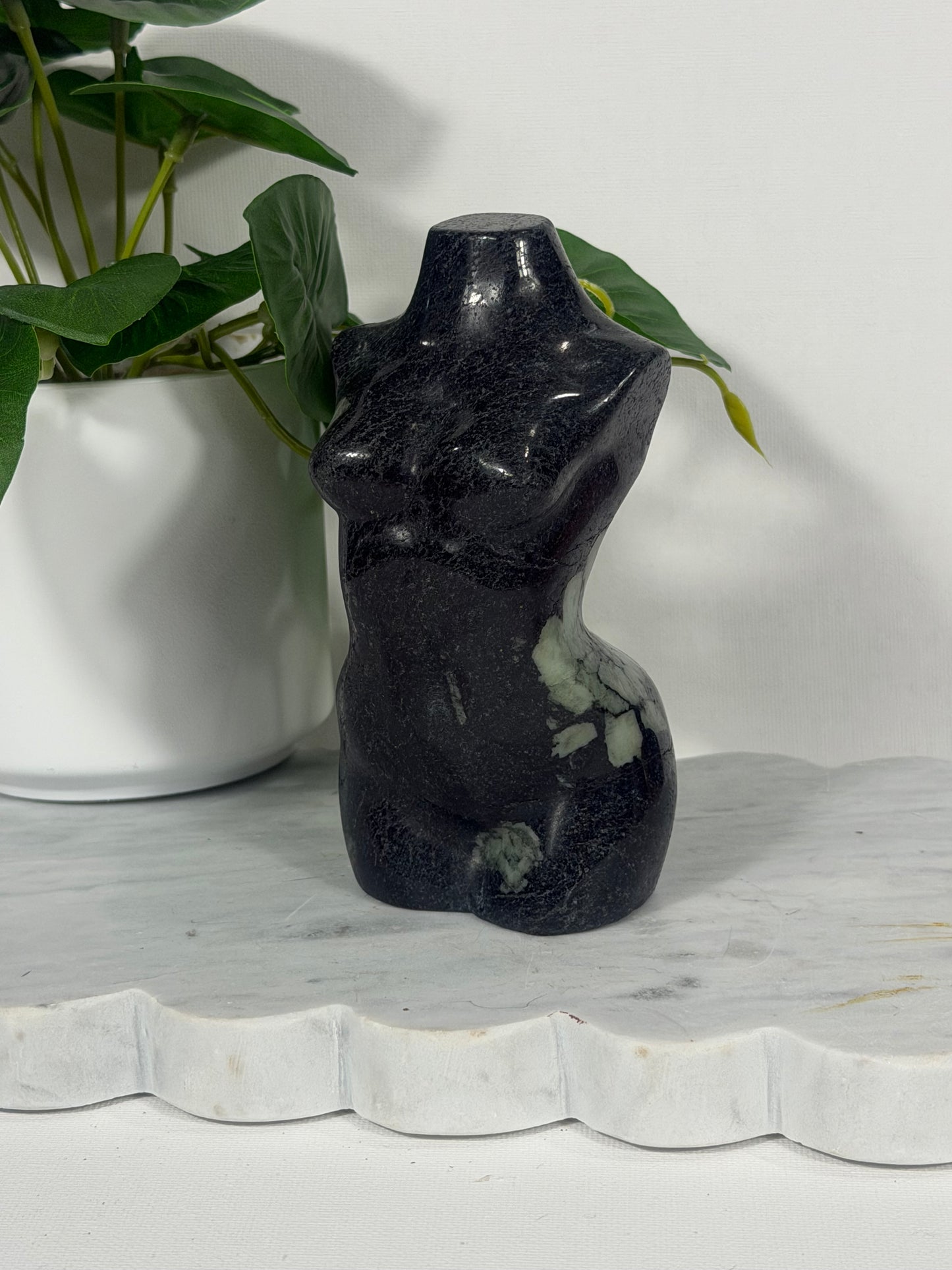 Chinese Writing Stone Goddess