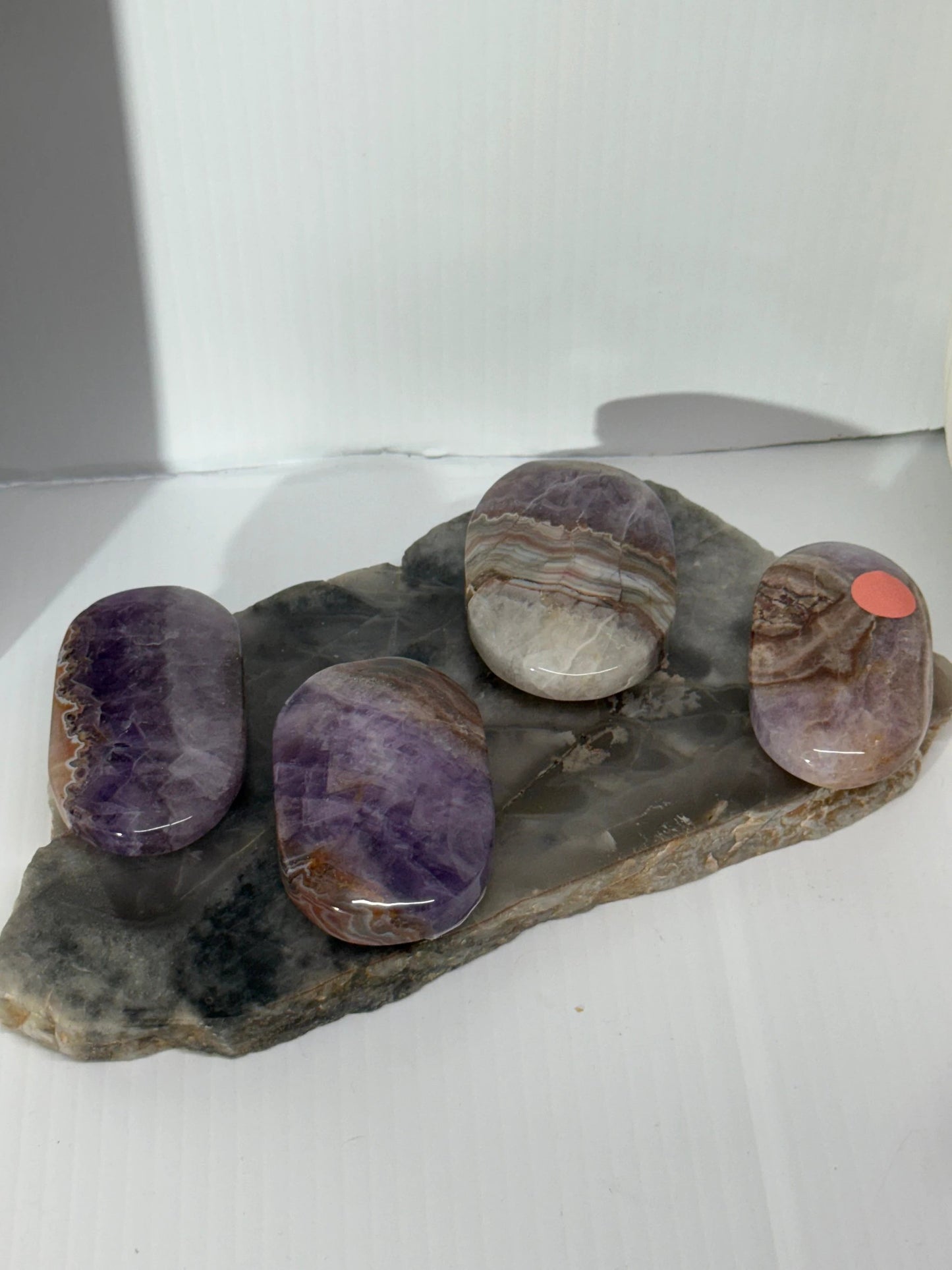Amethyst Agate Stone, Purple Banded Quartz Geode Nodule For Jewelry Making And Craft Projects by Heartstone Sanctuary