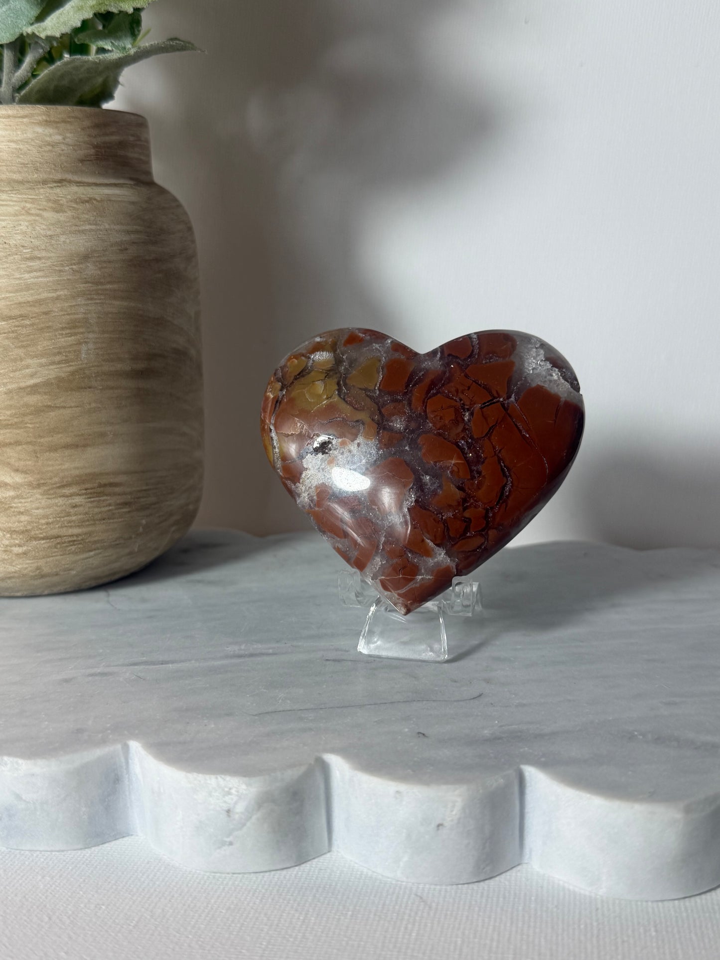Brecciated Jasper Heart