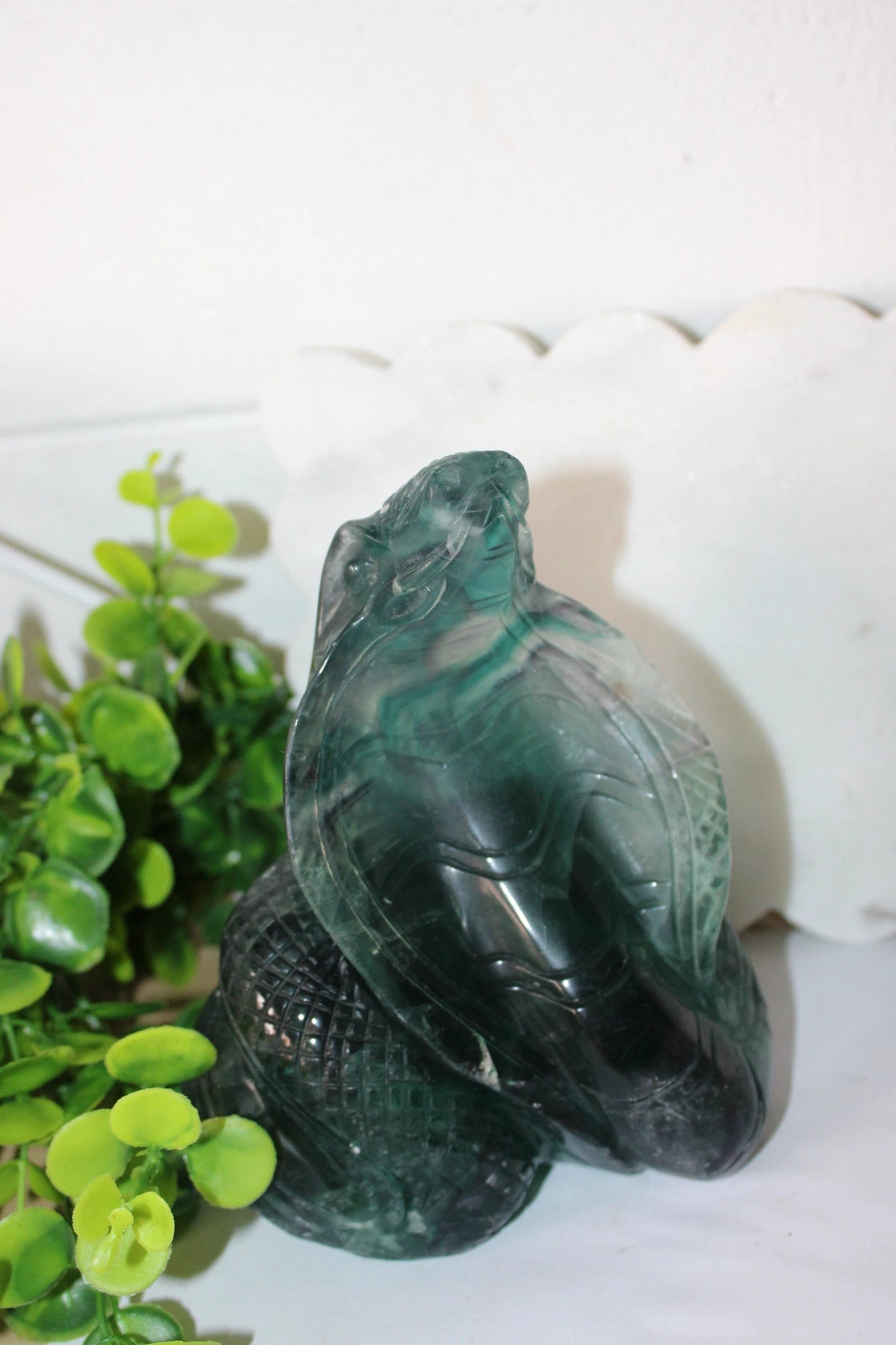 Fluorite Snake Statement by Heartstone Sanctuary