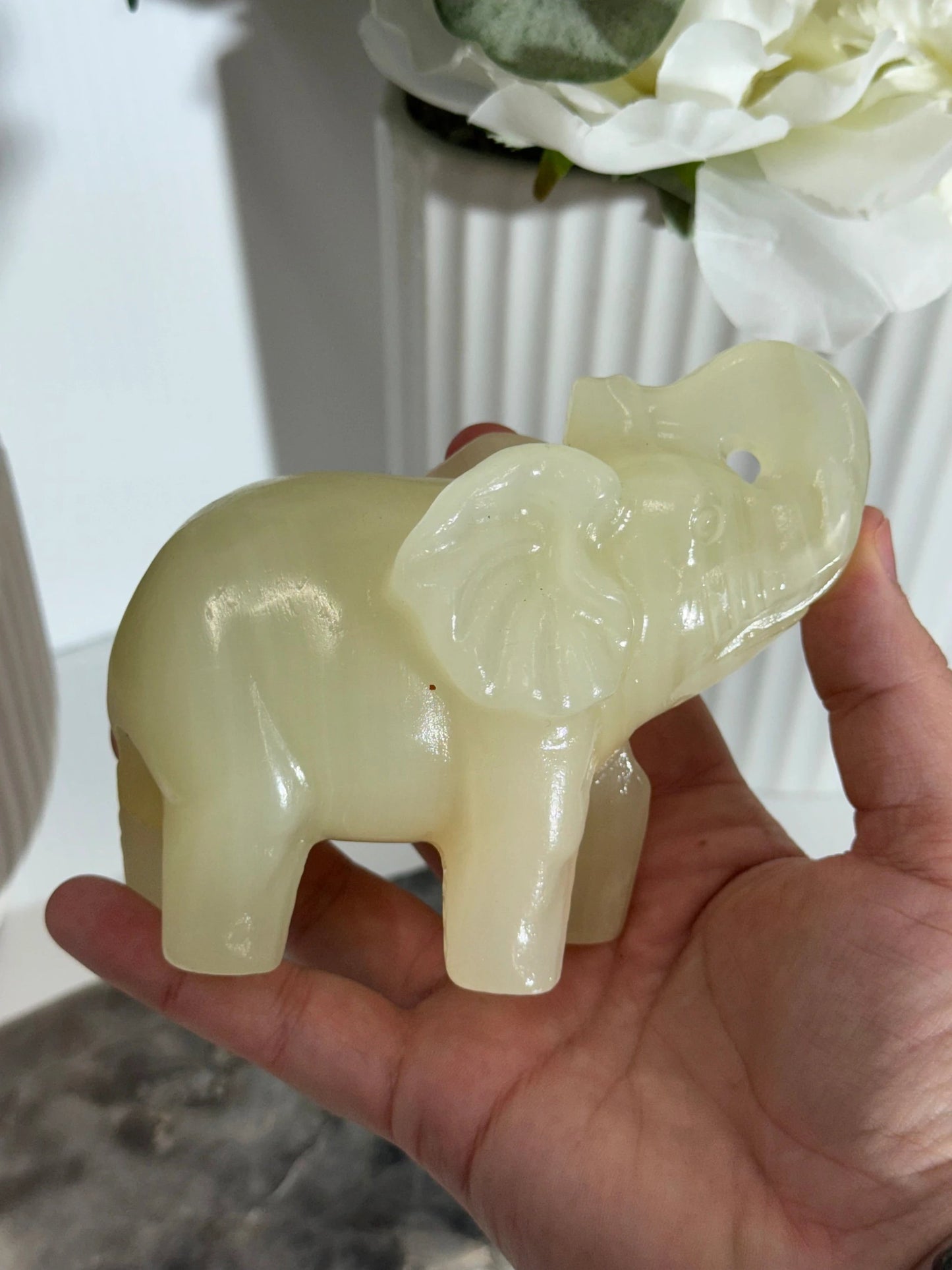 Jade elephant a 99A by Heartstone Sanctuary