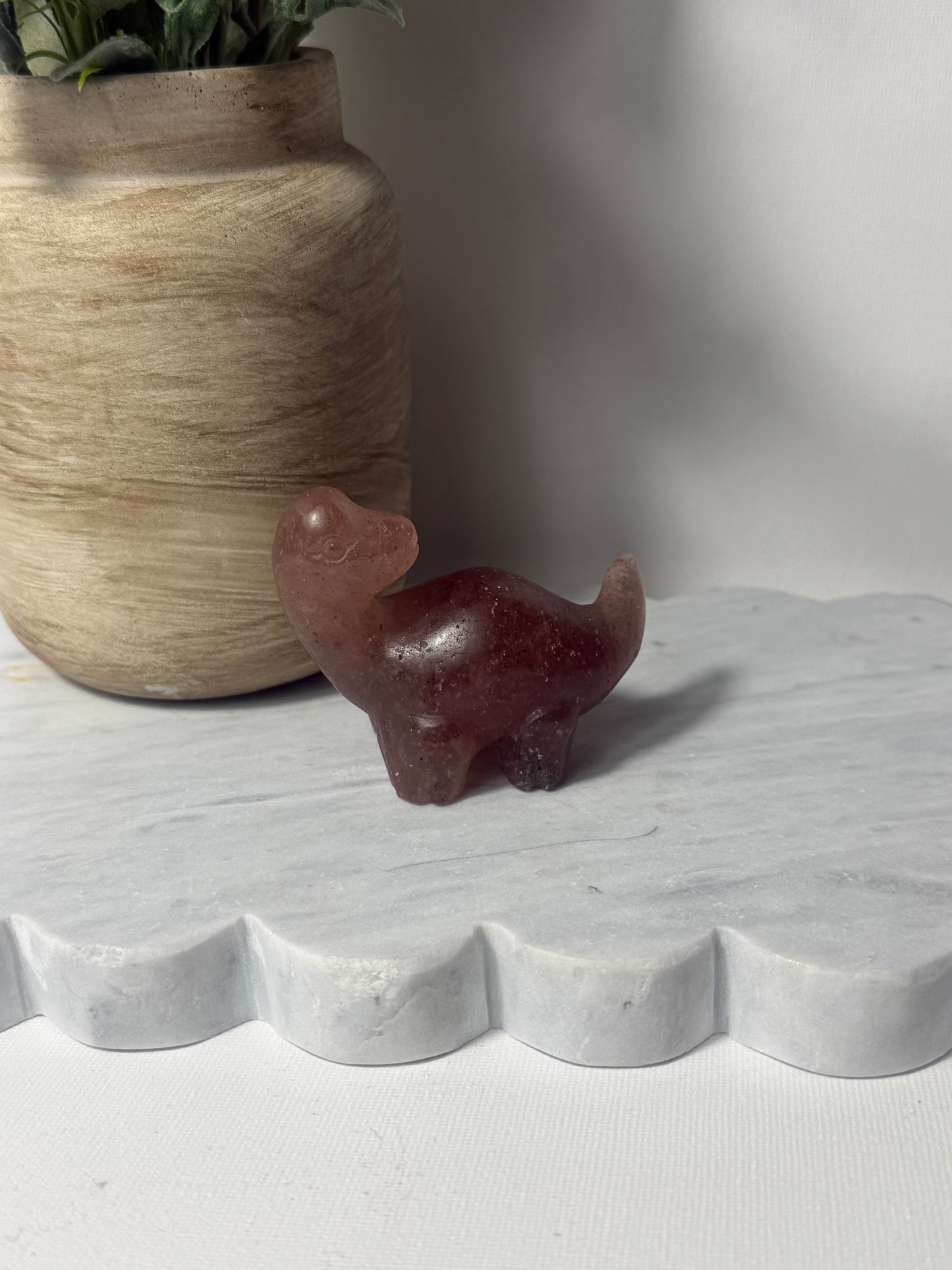 Strawberry Quartz Dino